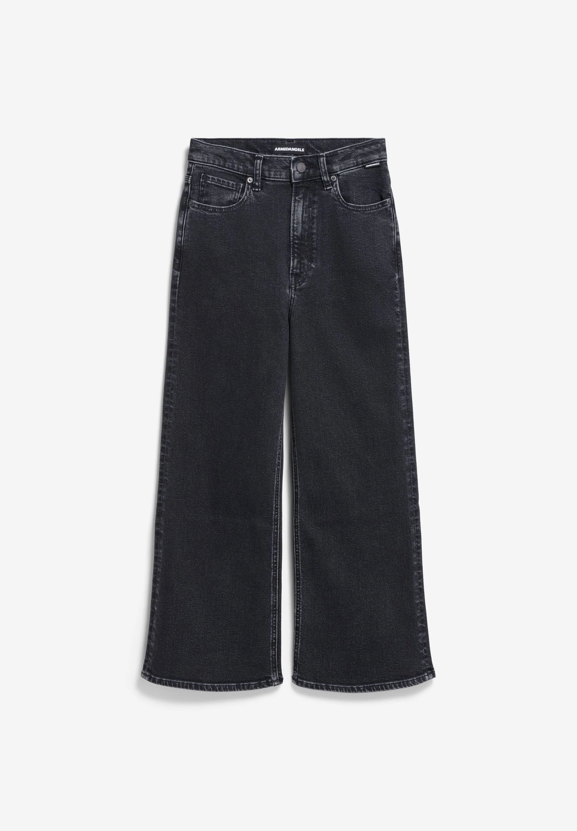 MURLIAA CROPPED WIDE JEANS | ebony black - Image 7