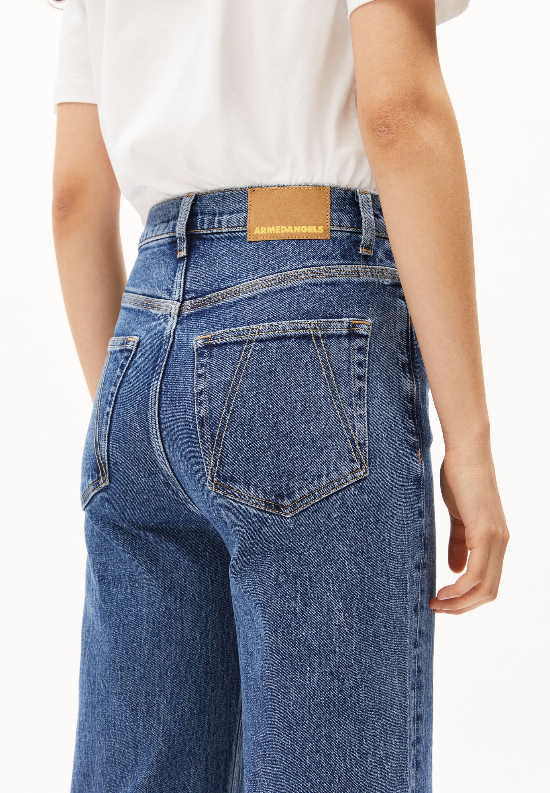 MURLIAA HIGH CROPPED WIDE JEANS | triton - Image 3