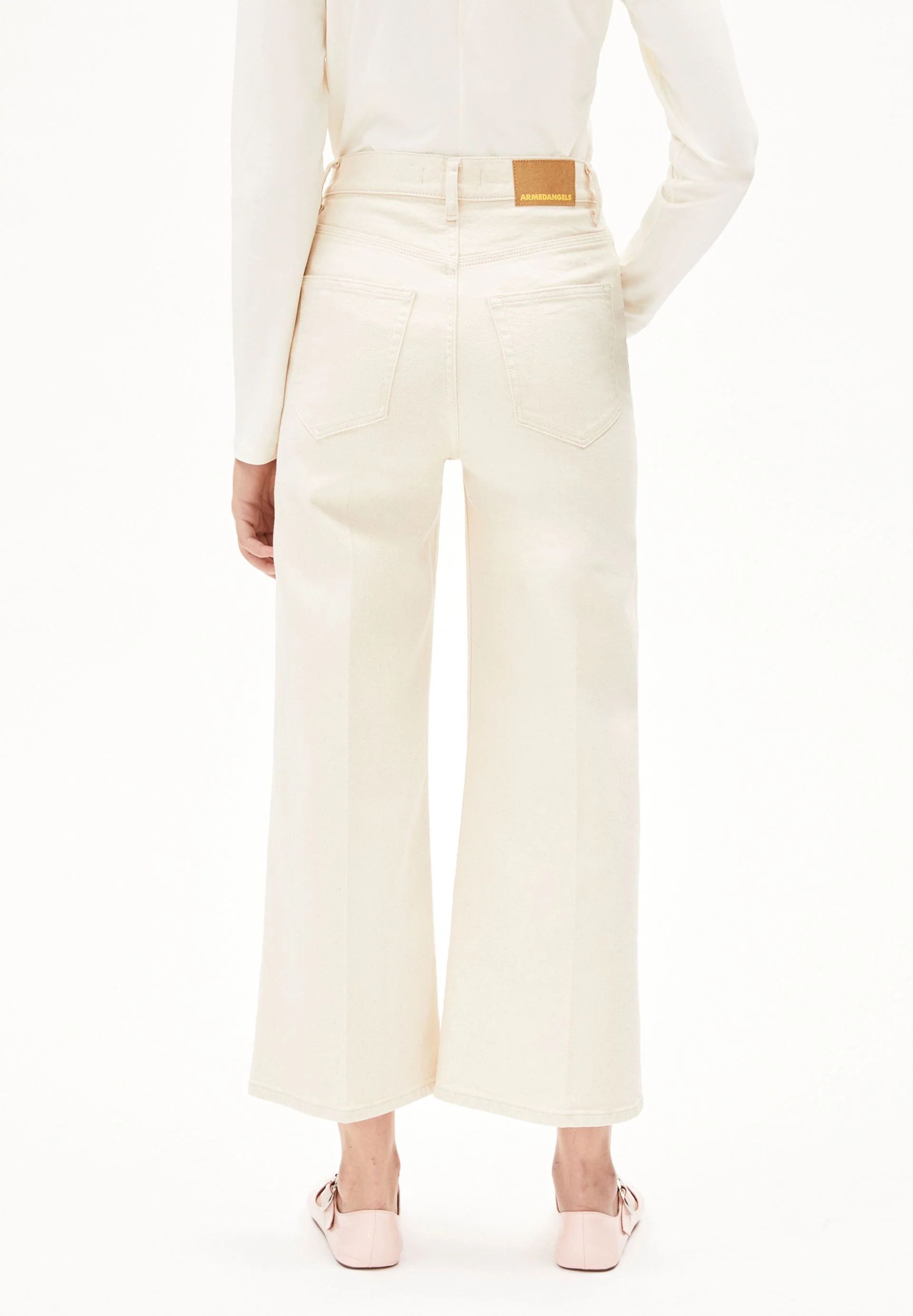 MURLIAA CROPPED WIDE JEANS | undyed - Image 2