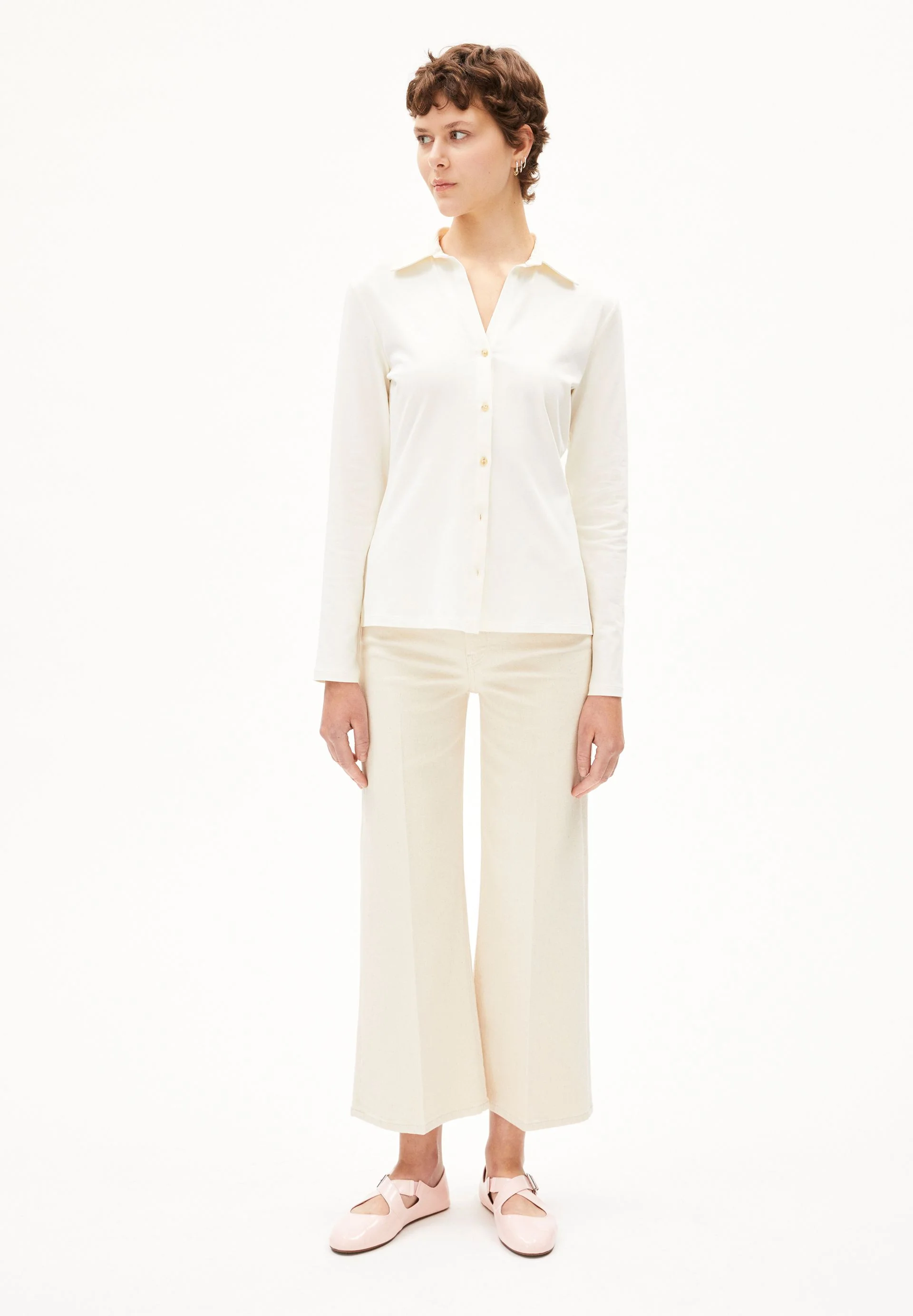 MURLIAA CROPPED WIDE JEANS | undyed - Image 5