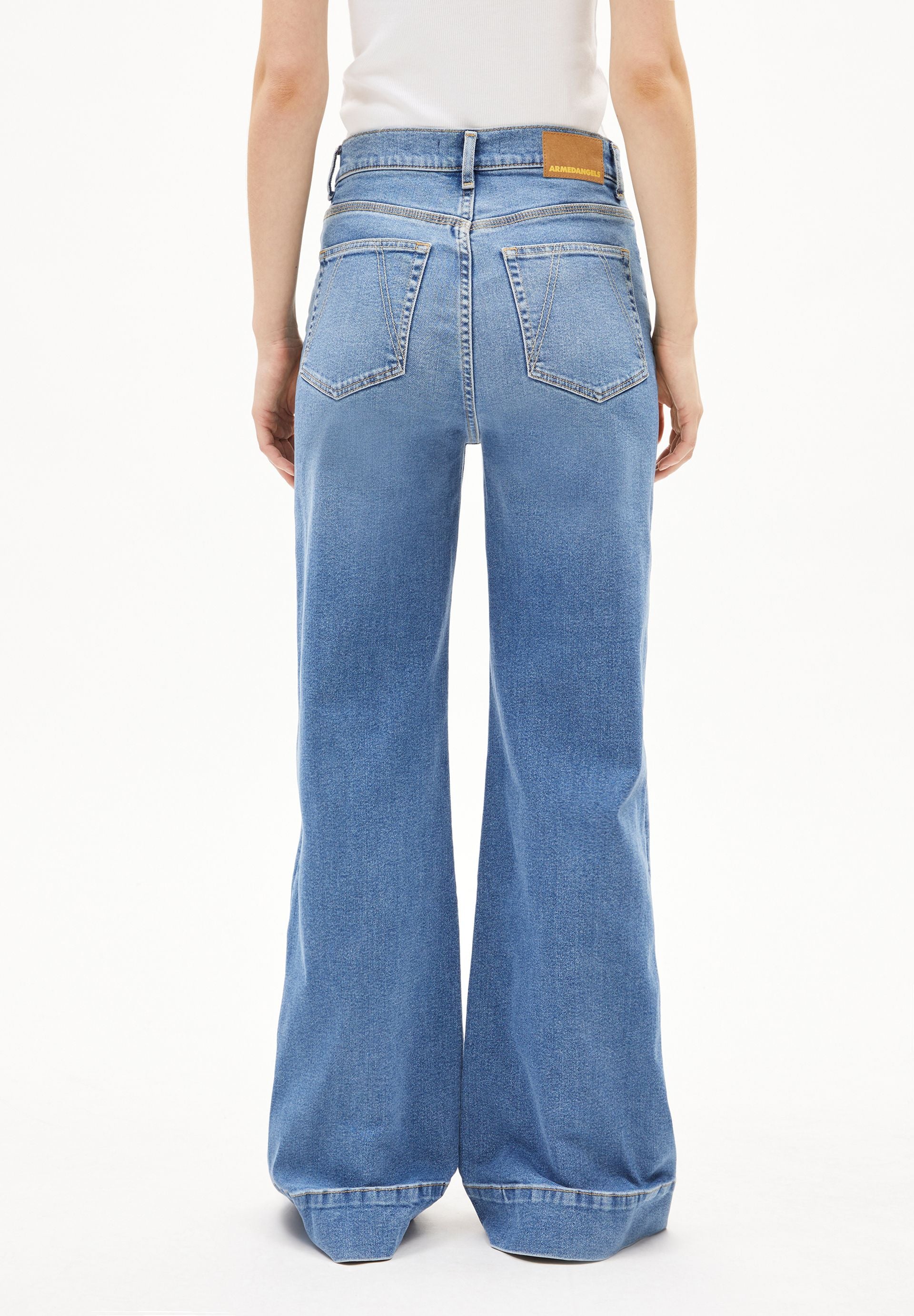 MURLIAA HIGH WAIST WIDE JEANS | lighten - Image 2