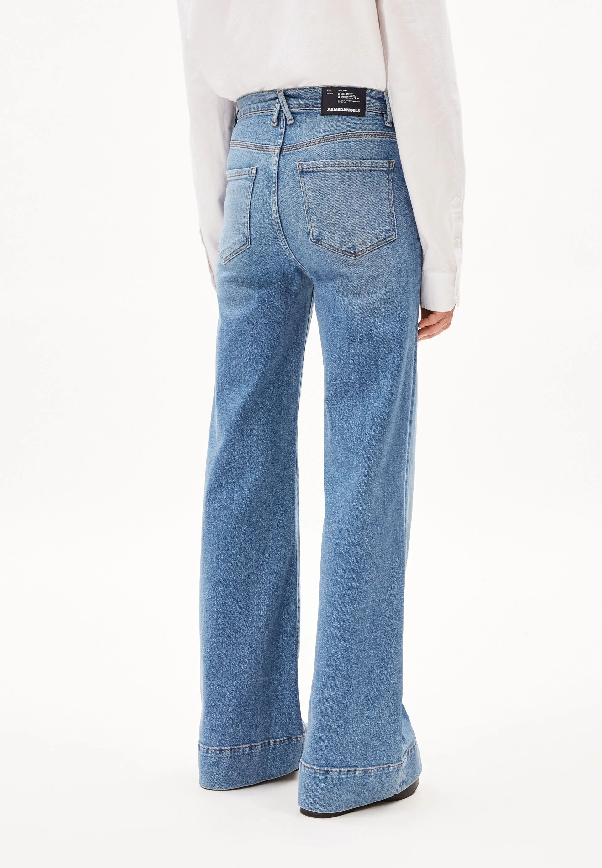 MURLIAA HIGH WAIST WIDE JEANS | misty blue - Image 2
