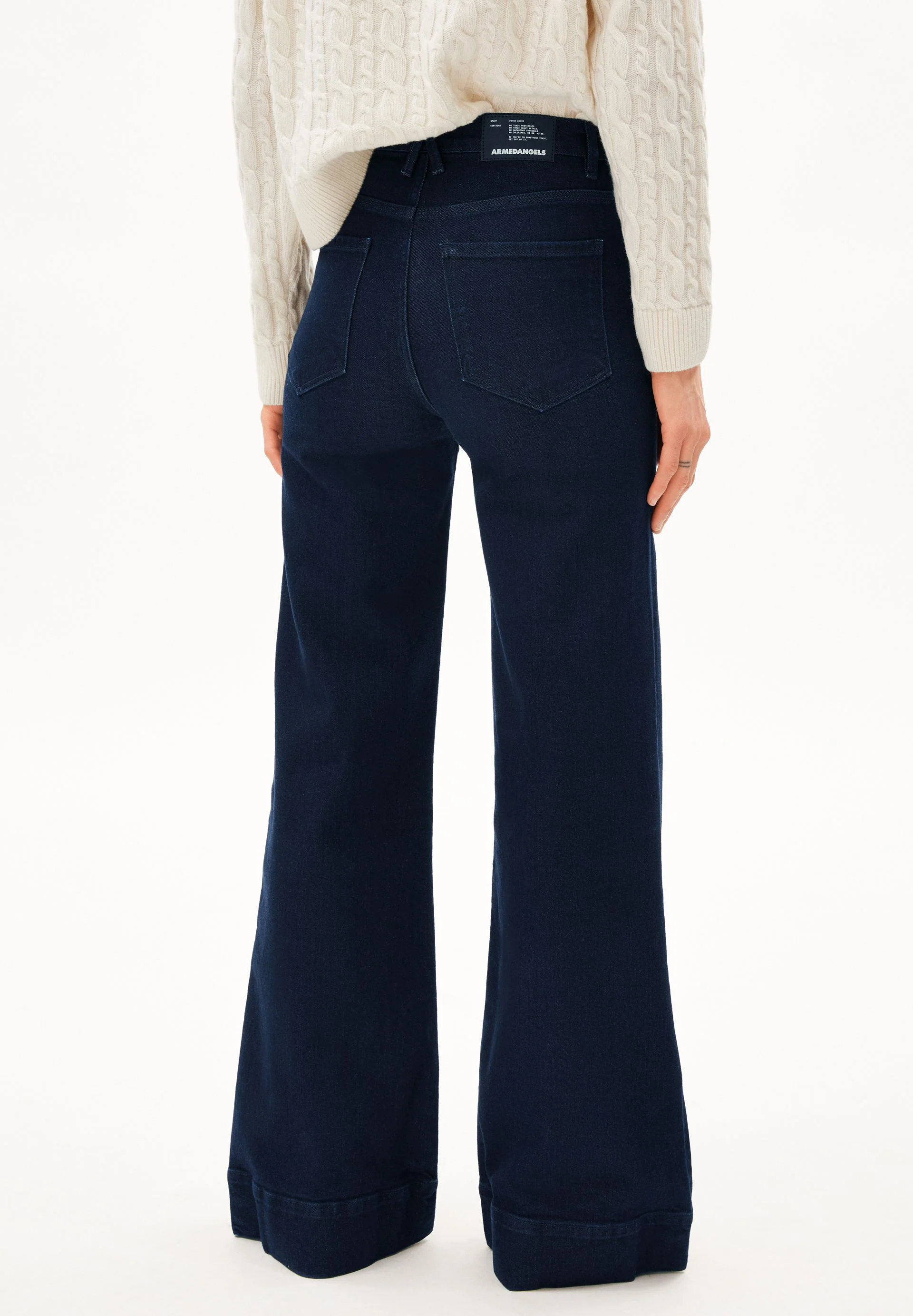 MURLIAA HIGH WAIST WIDE JEANS | rinse - Image 2