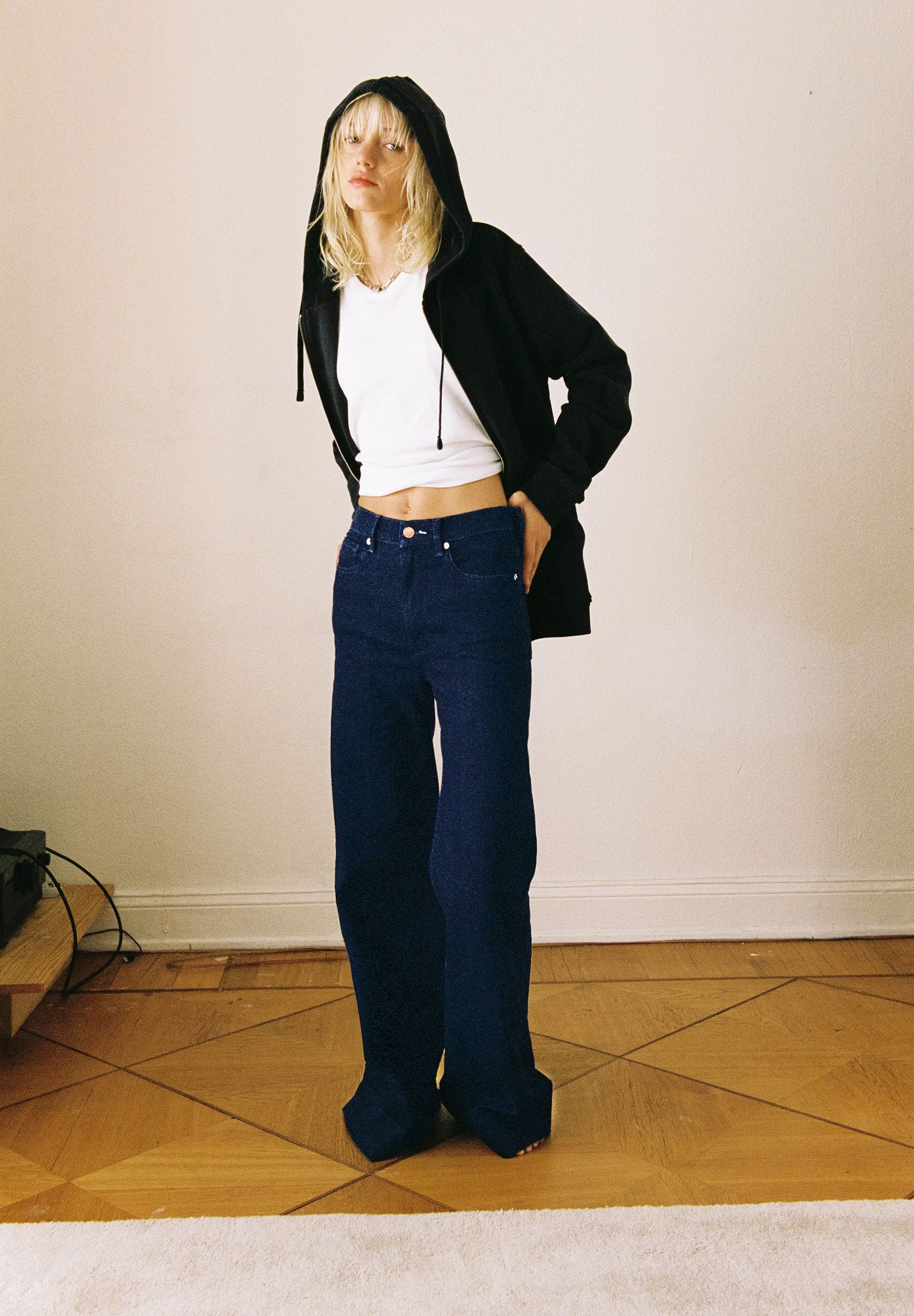 MURLIAA HIGH WAIST WIDE JEANS | rinse - Image 7