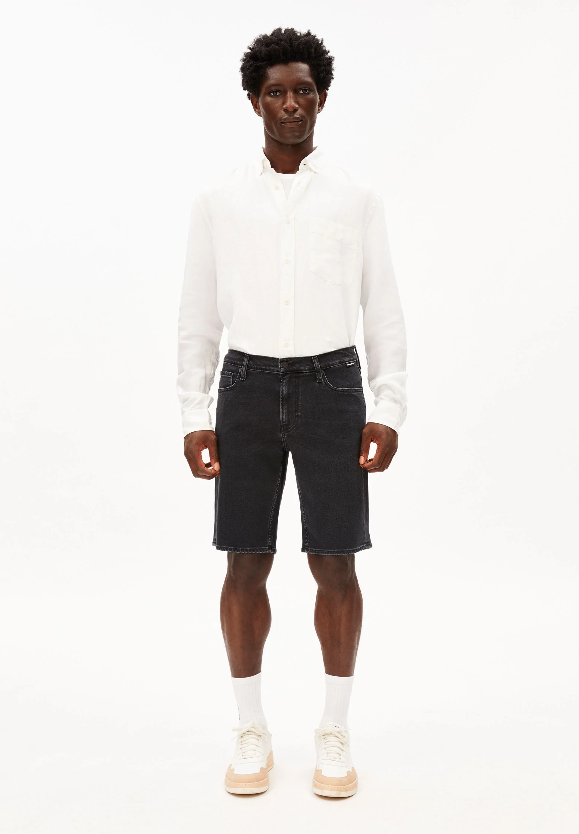NAAILO JEANS-SHORTS | black washed authentic - Image 5