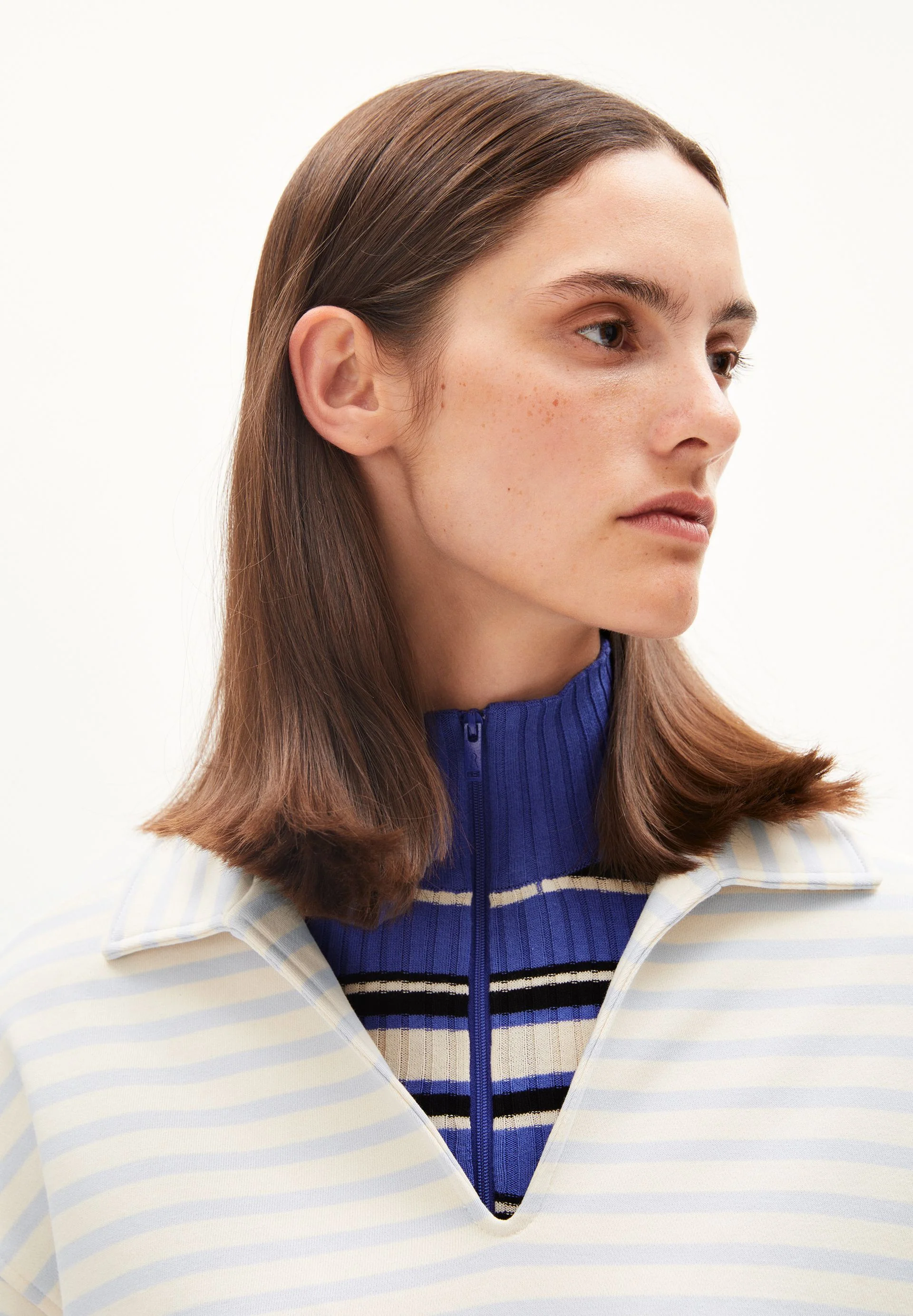 NAIRAA STRIPE | morning sky-undyed - Image 3