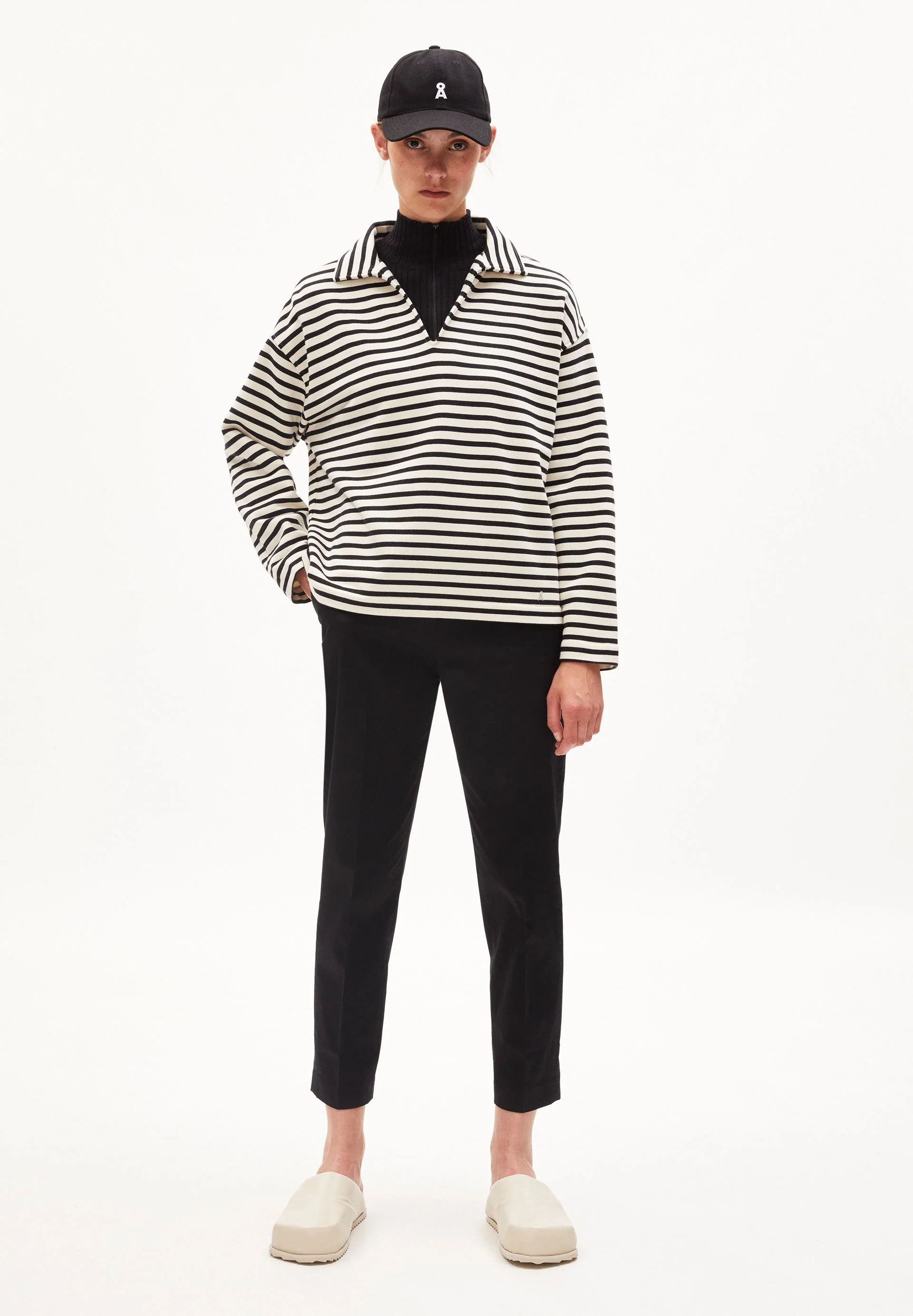 NAIRAA STRIPE | undyed-black - Image 5
