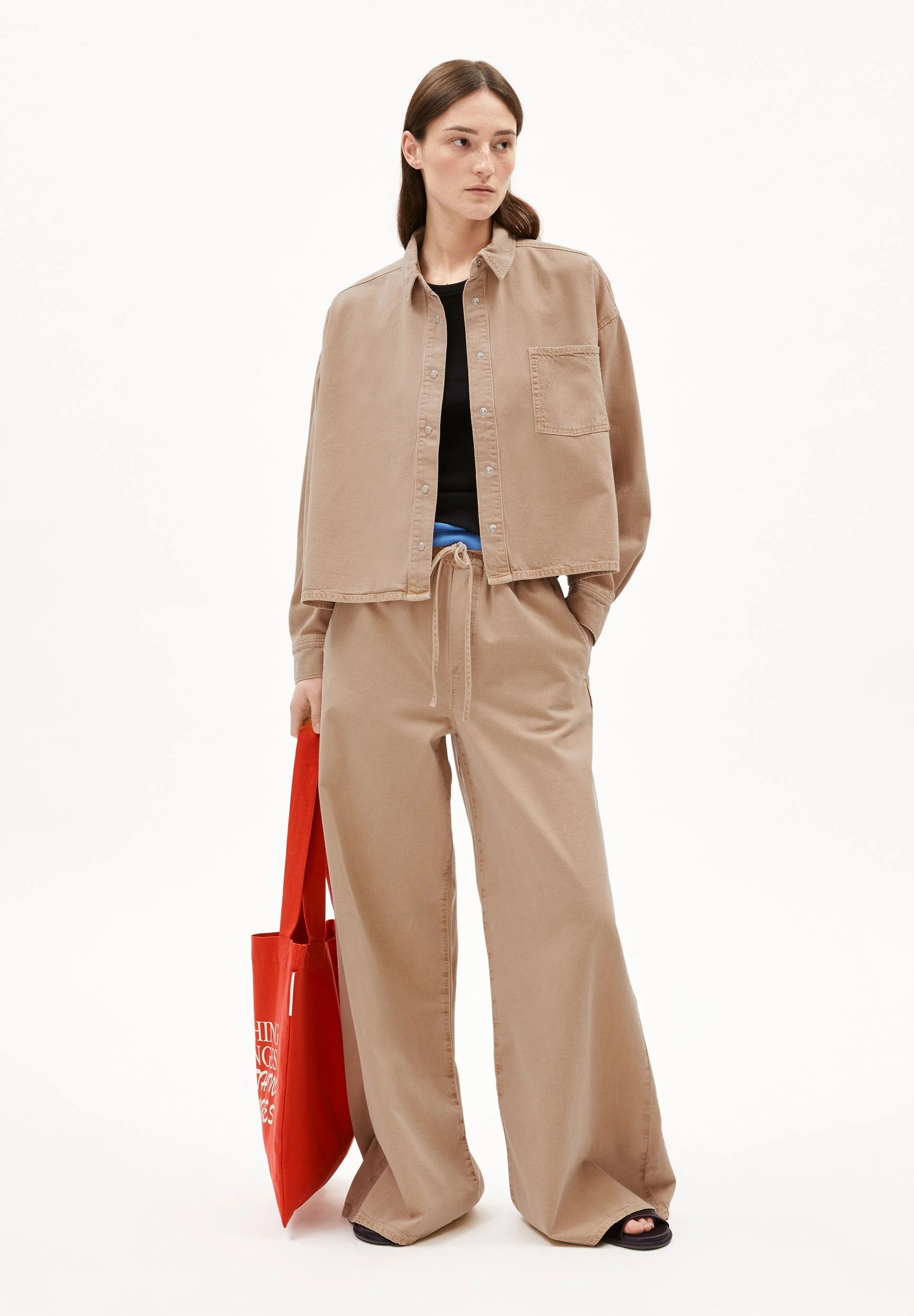 NALAANI BLUSE | true camel - Image 5