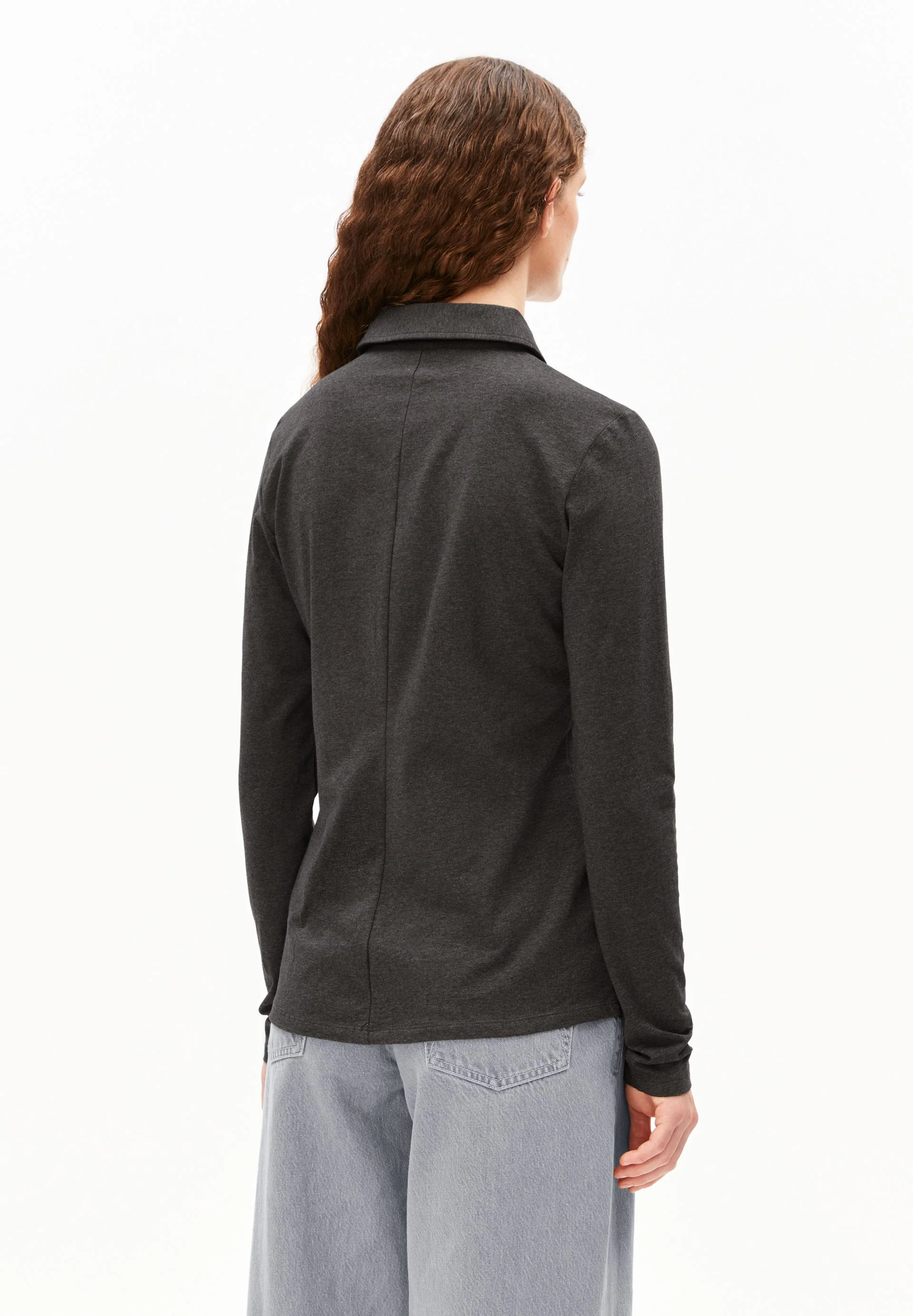NALAANNIA BLUSE | steel melange - Image 2