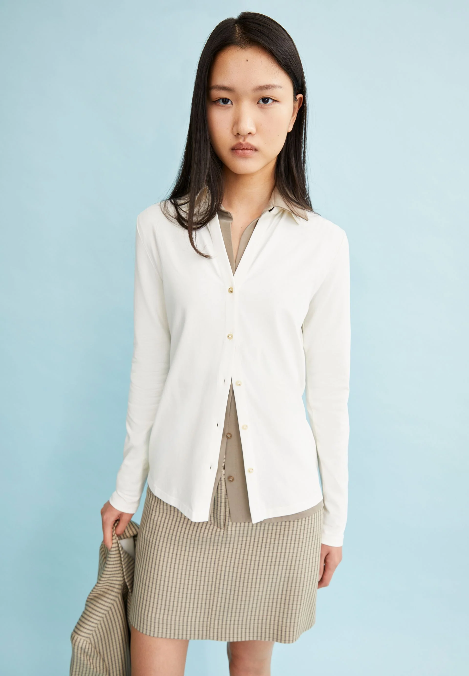 NALAANNIA BLUSE | oatmilk - Image 4