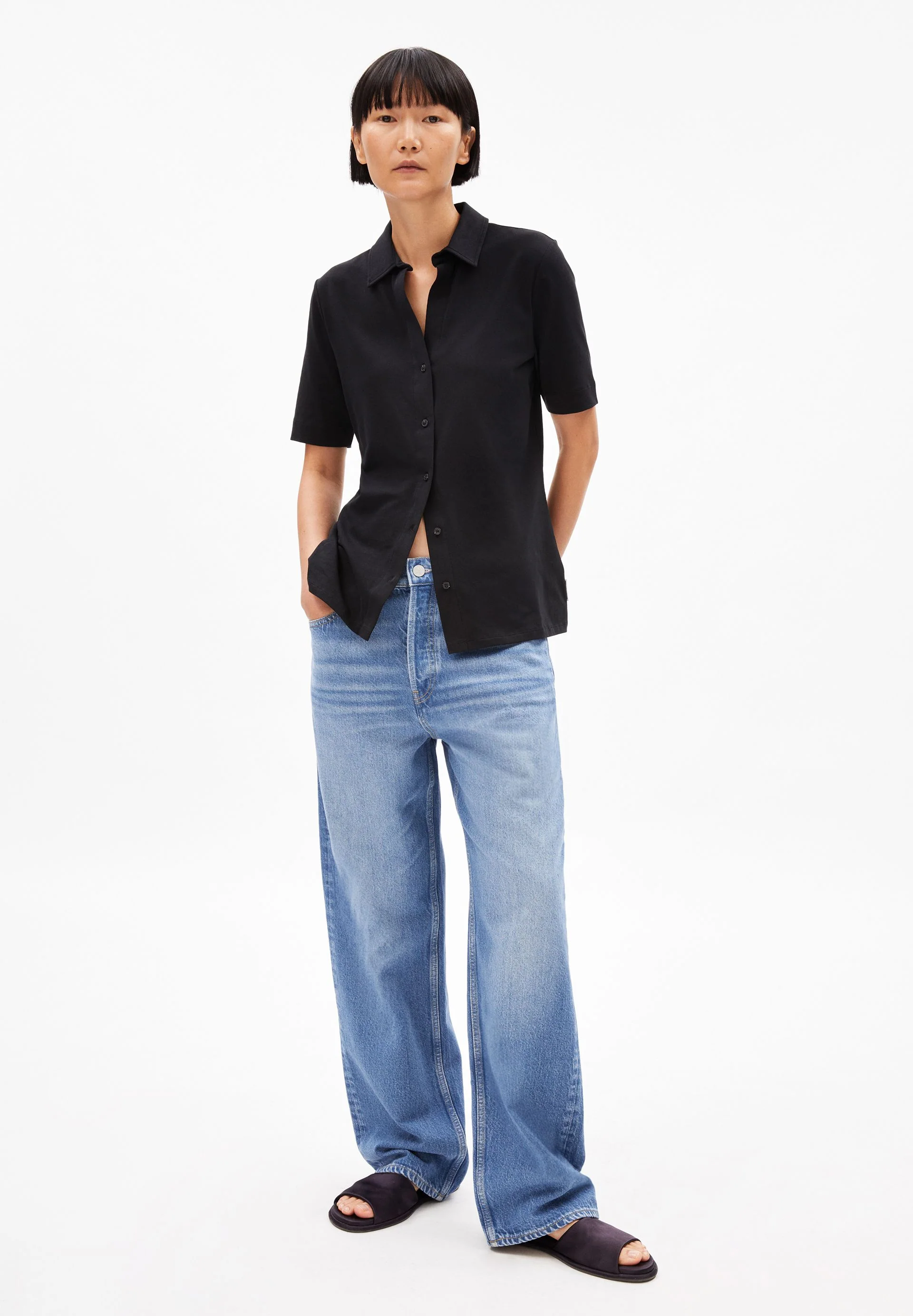 NALITAA BLUSE | black - Image 5