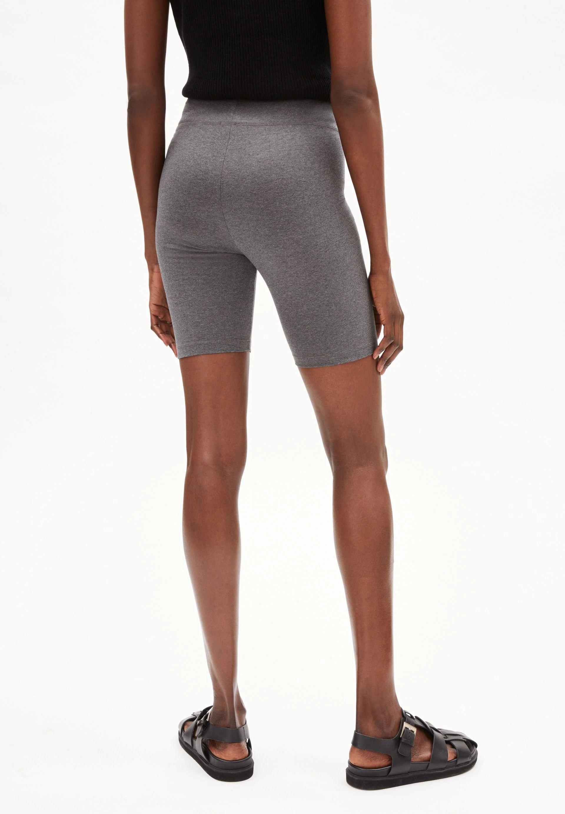 NEDAA LITAA SHORTS | dark grey melange - Image 2