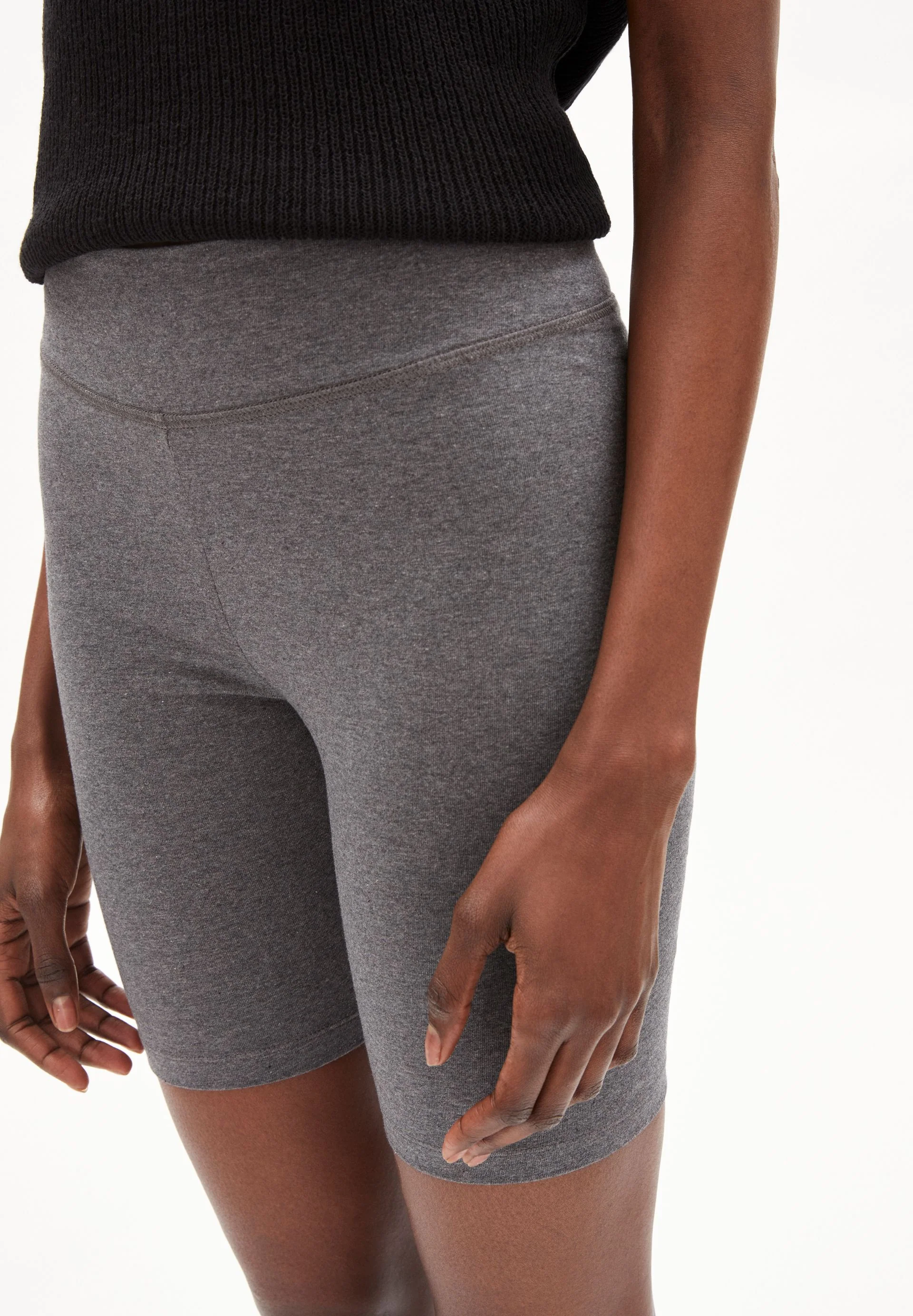 NEDAA LITAA SHORTS | dark grey melange - Image 3