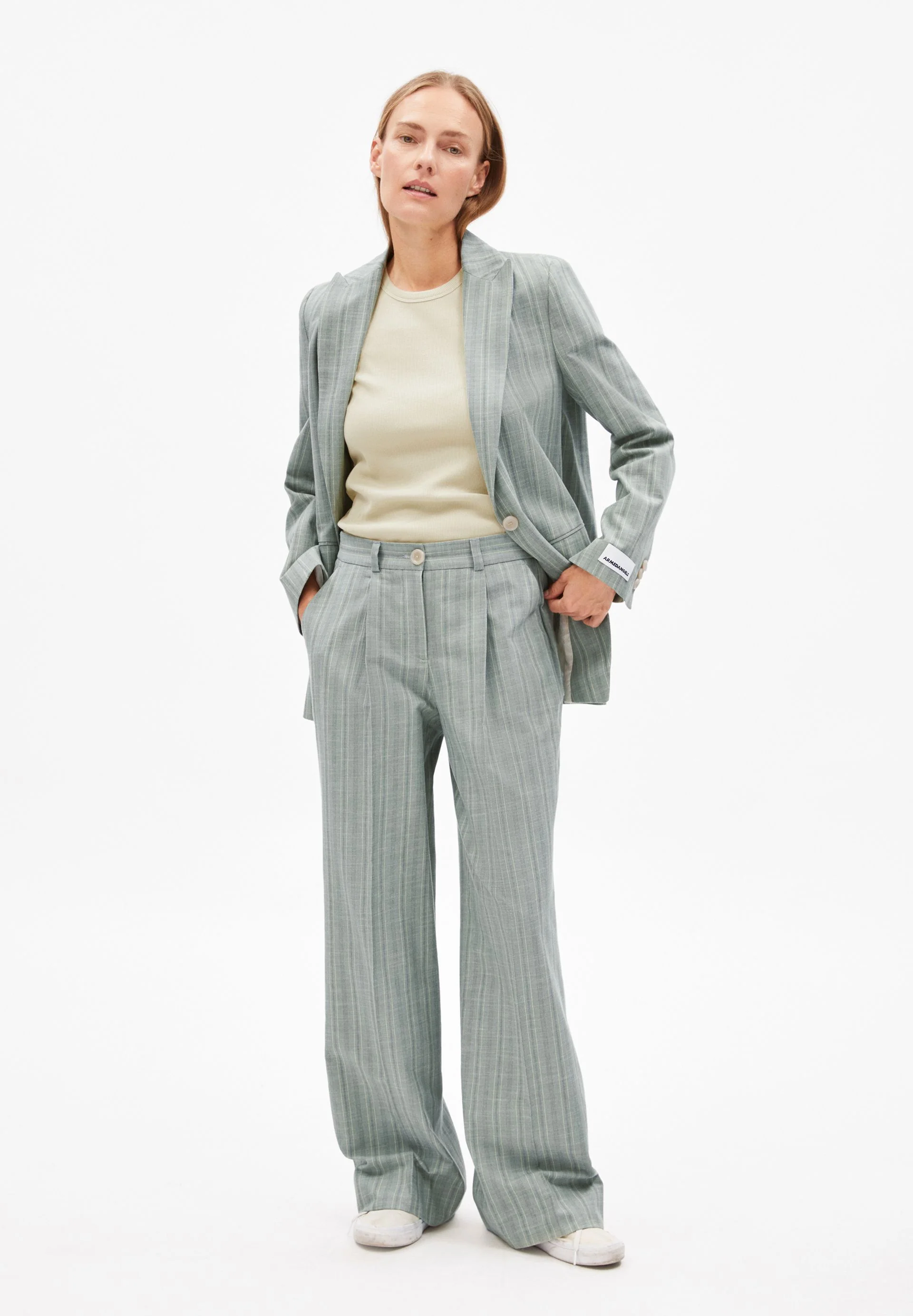 NUMAALI STRIPE | seagreen-light oatmilk - Image 5