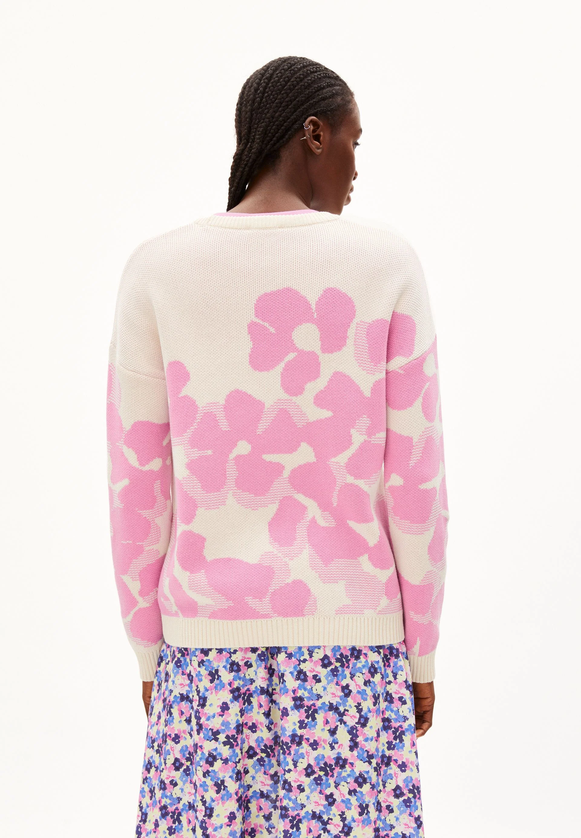OLESSYAA AQUA FLORAL | oatmilk-raspberry pink - Image 2