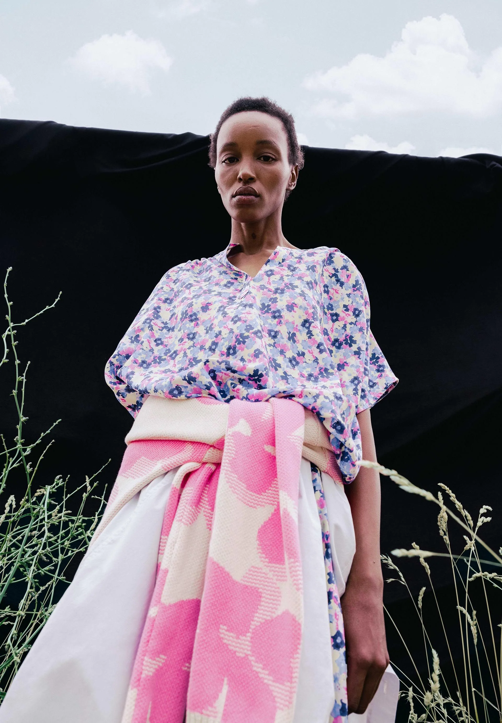 OLESSYAA AQUA FLORAL | oatmilk-raspberry pink - Image 4