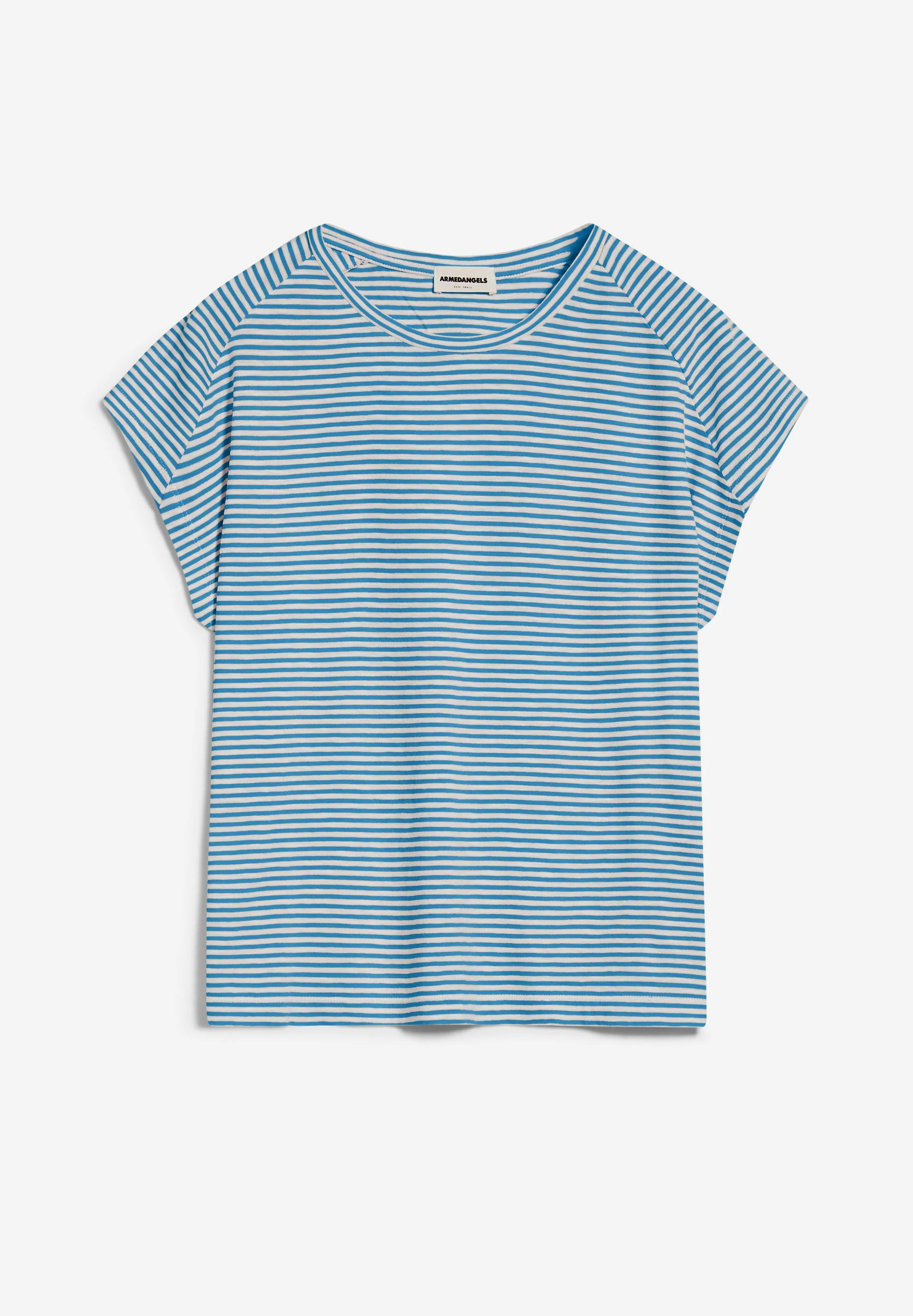 ONELIAA LOVELY STRIPES T-SHIRT | blueniverse-light desert - Image 6