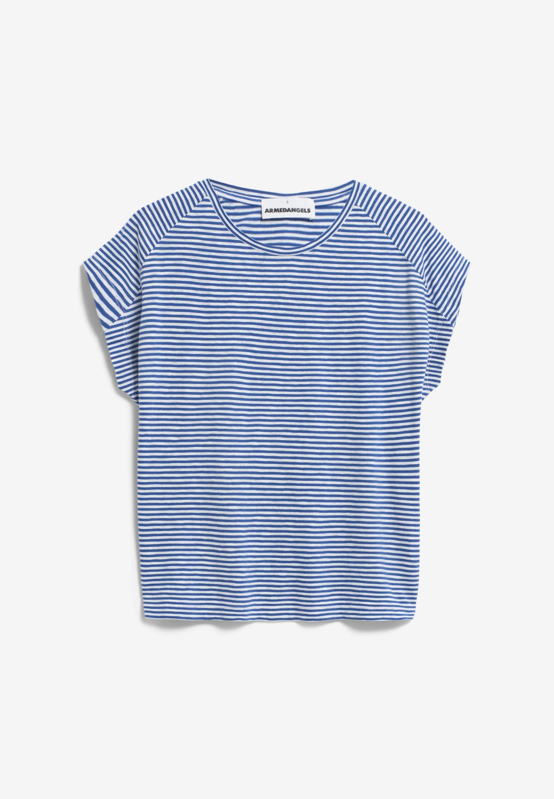 ONELIAA LOVELY STRIPES T-SHIRT | dynamo blue-oatmilk - Image 6
