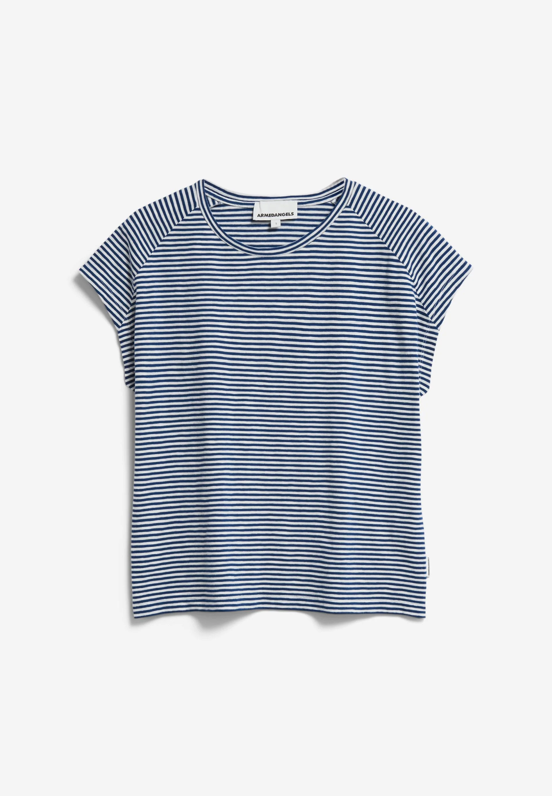 ONELIAA LOVELY STRIPES T-SHIRT | faded indigo-oatmilk - Image 6