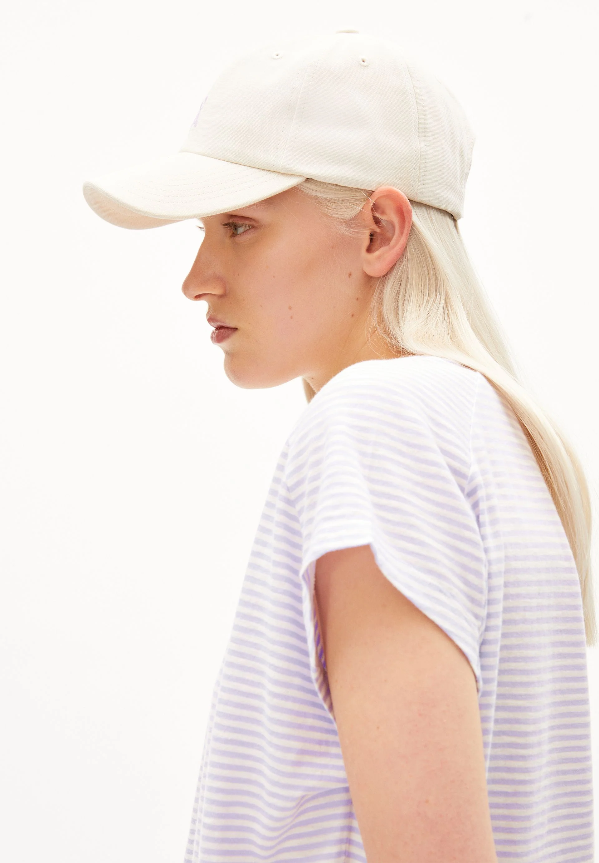 ONELIAA LOVELY STRIPES T-SHIRT | lavender light-oatmilk - Image 3