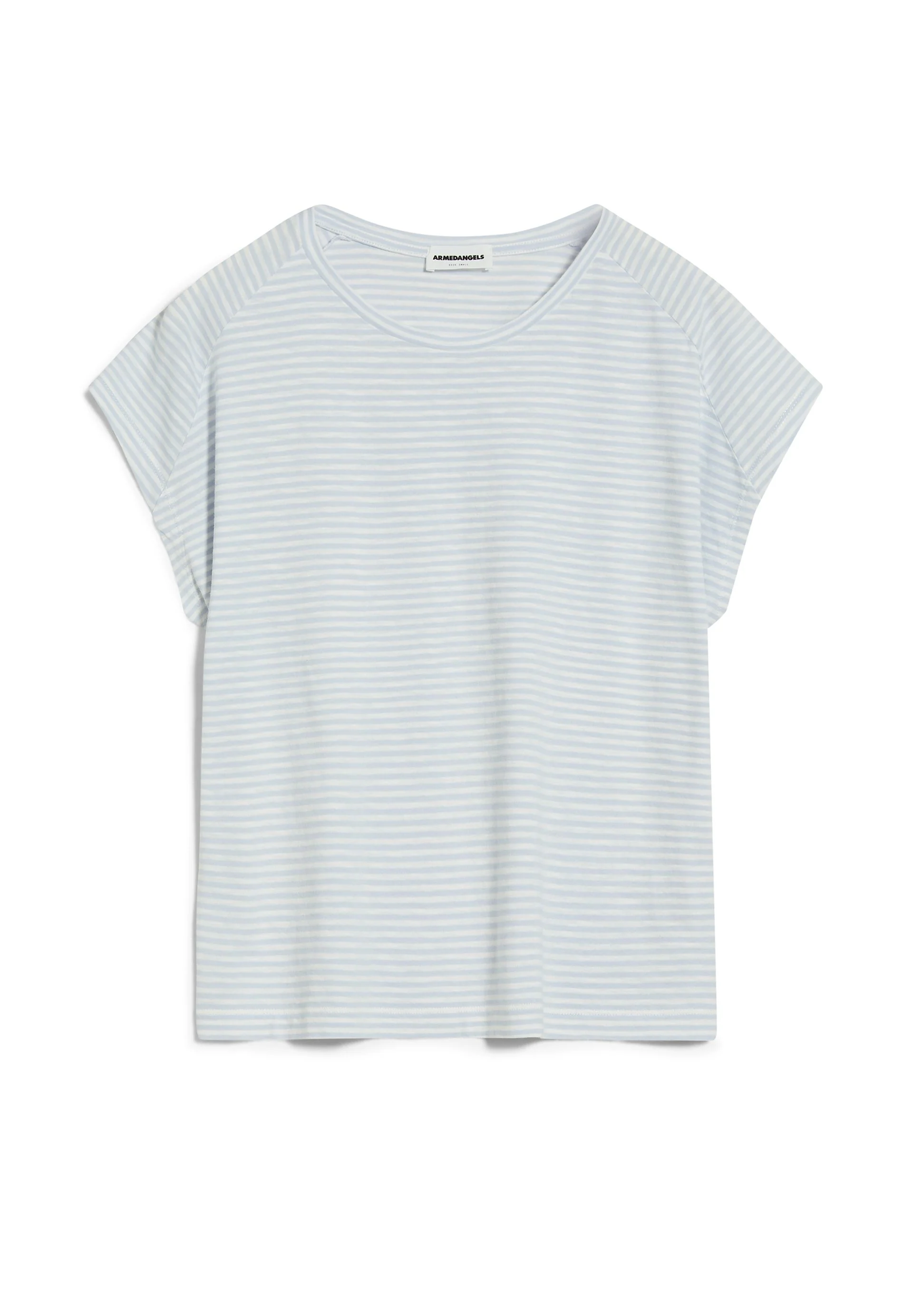 ONELIAA LOVELY STRIPES T-SHIRT | morning sky-oatmilk - Image 6