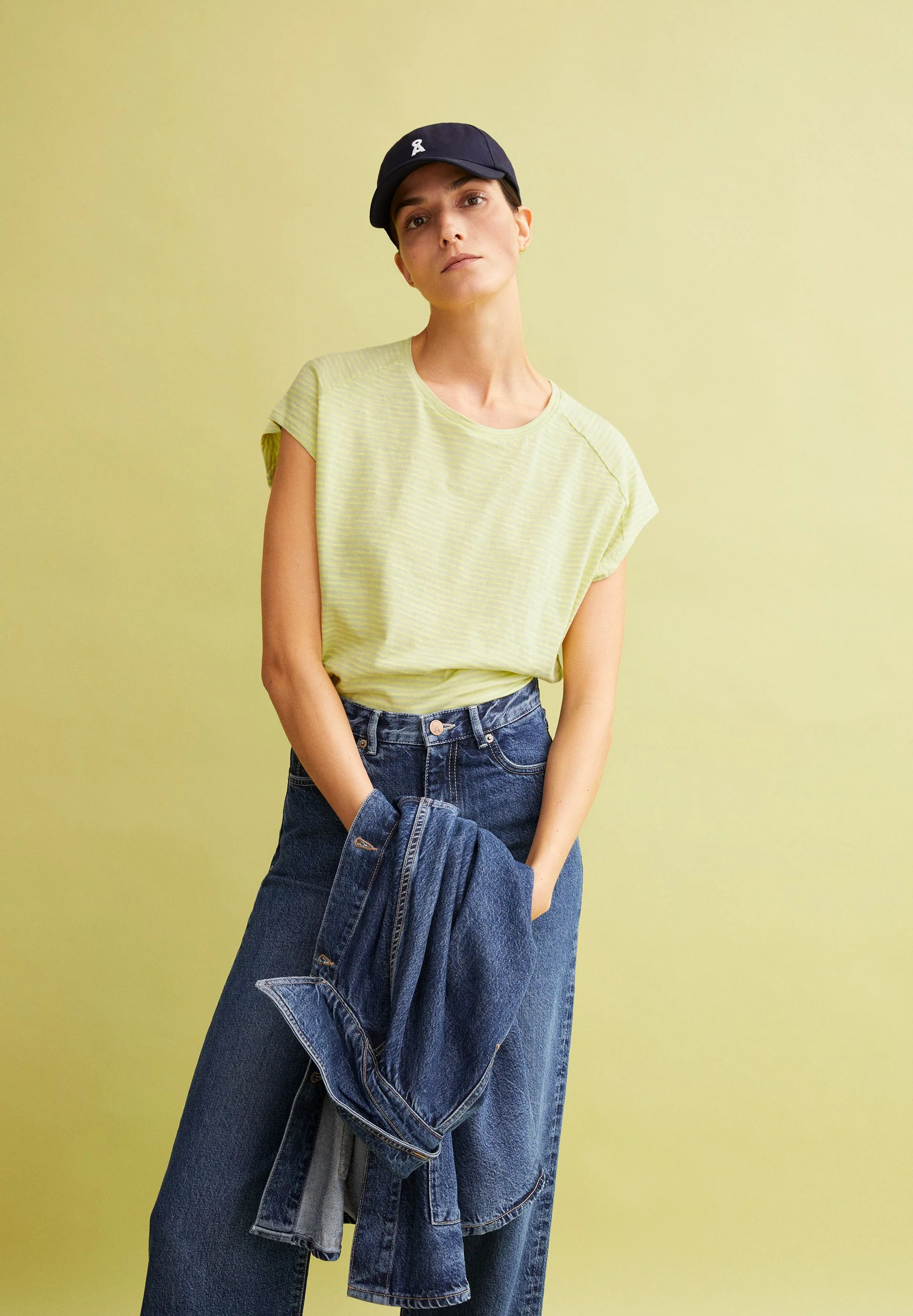 ONELIAA LOVELY STRIPES T-SHIRT | pastel green-armedangels yellow light - Image 4