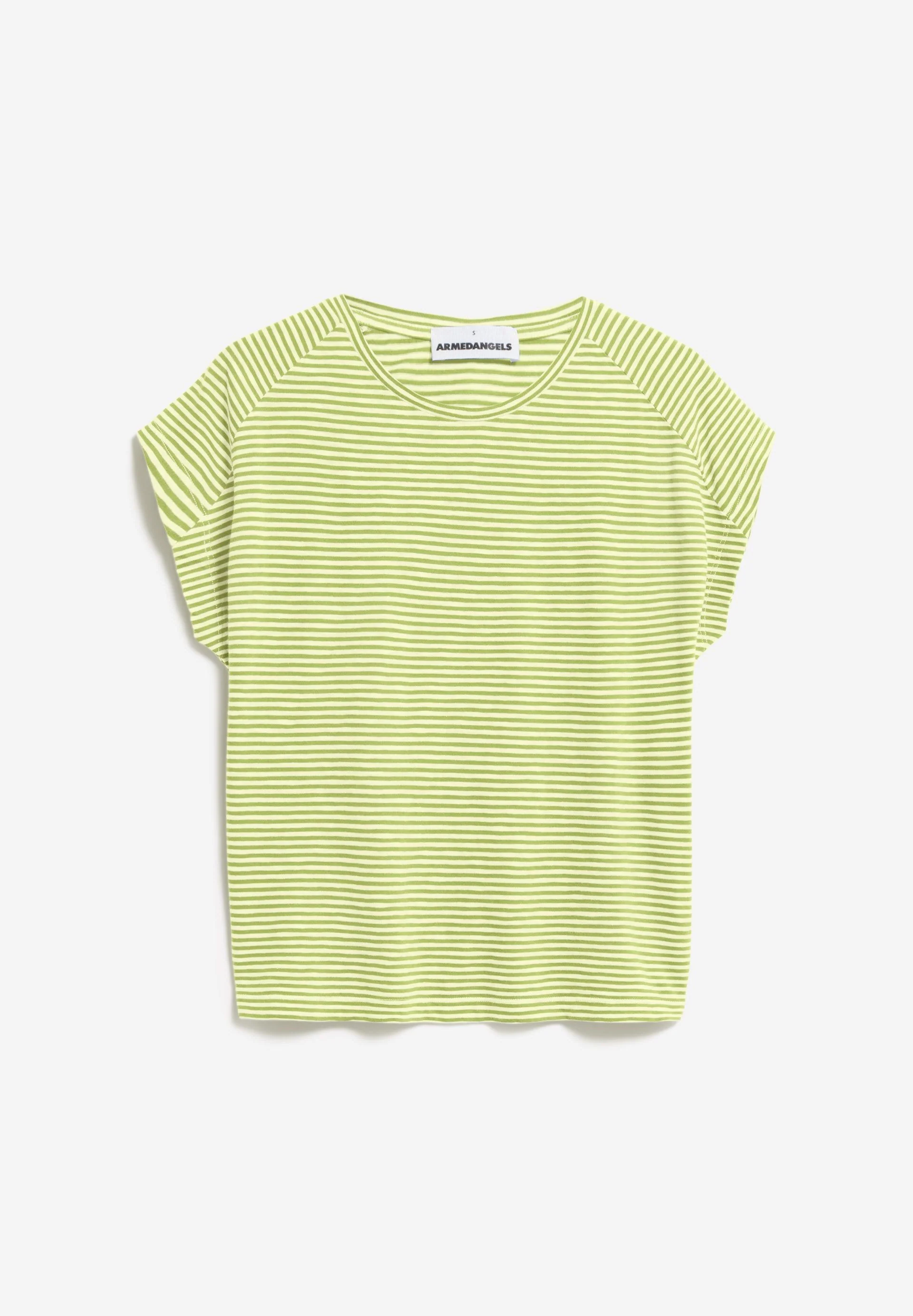 ONELIAA LOVELY STRIPES T-SHIRT | pastel green-armedangels yellow light - Image 6