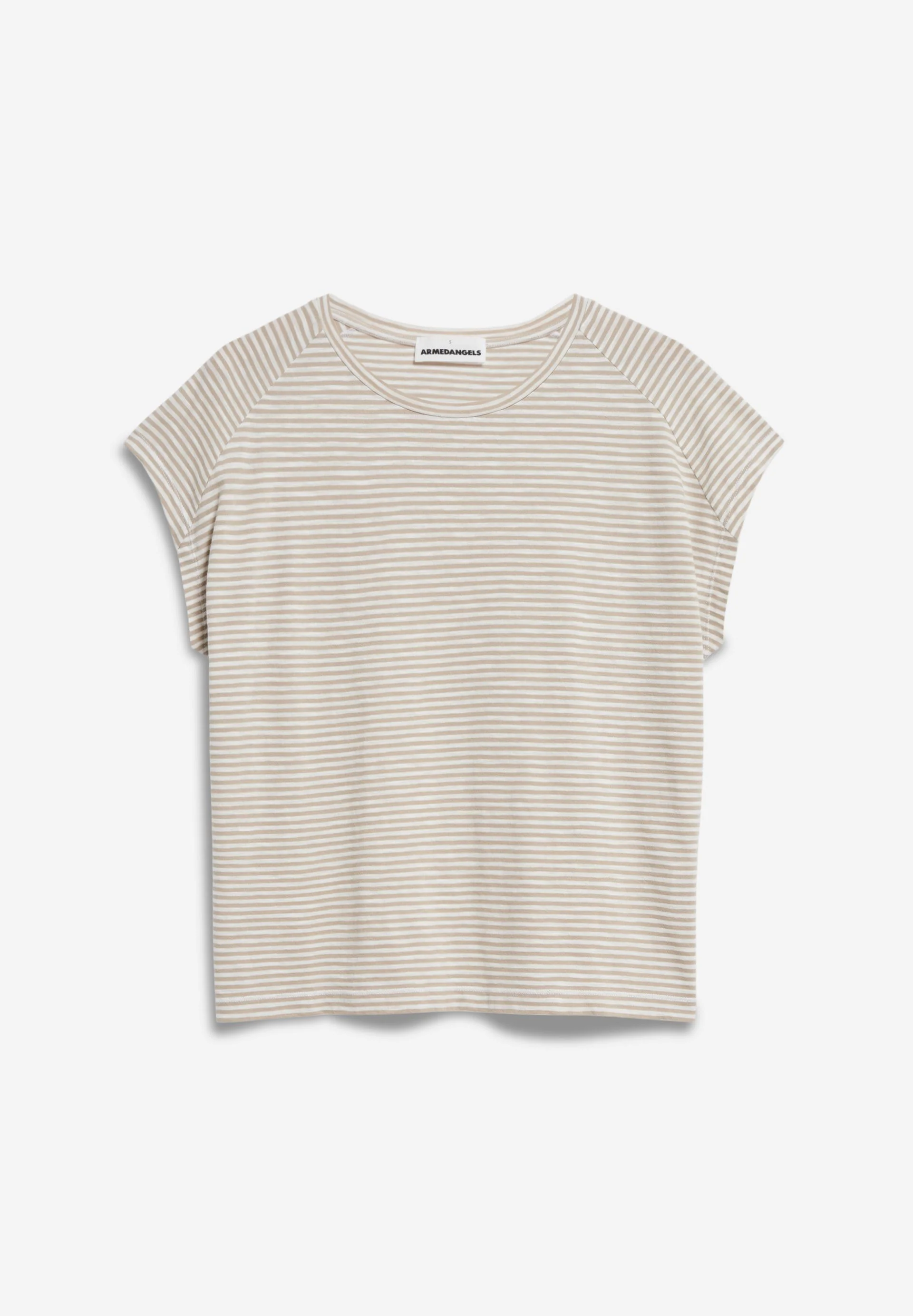 ONELIAA LOVELY STRIPES T-SHIRT | sand stone-oatmilk - Image 6
