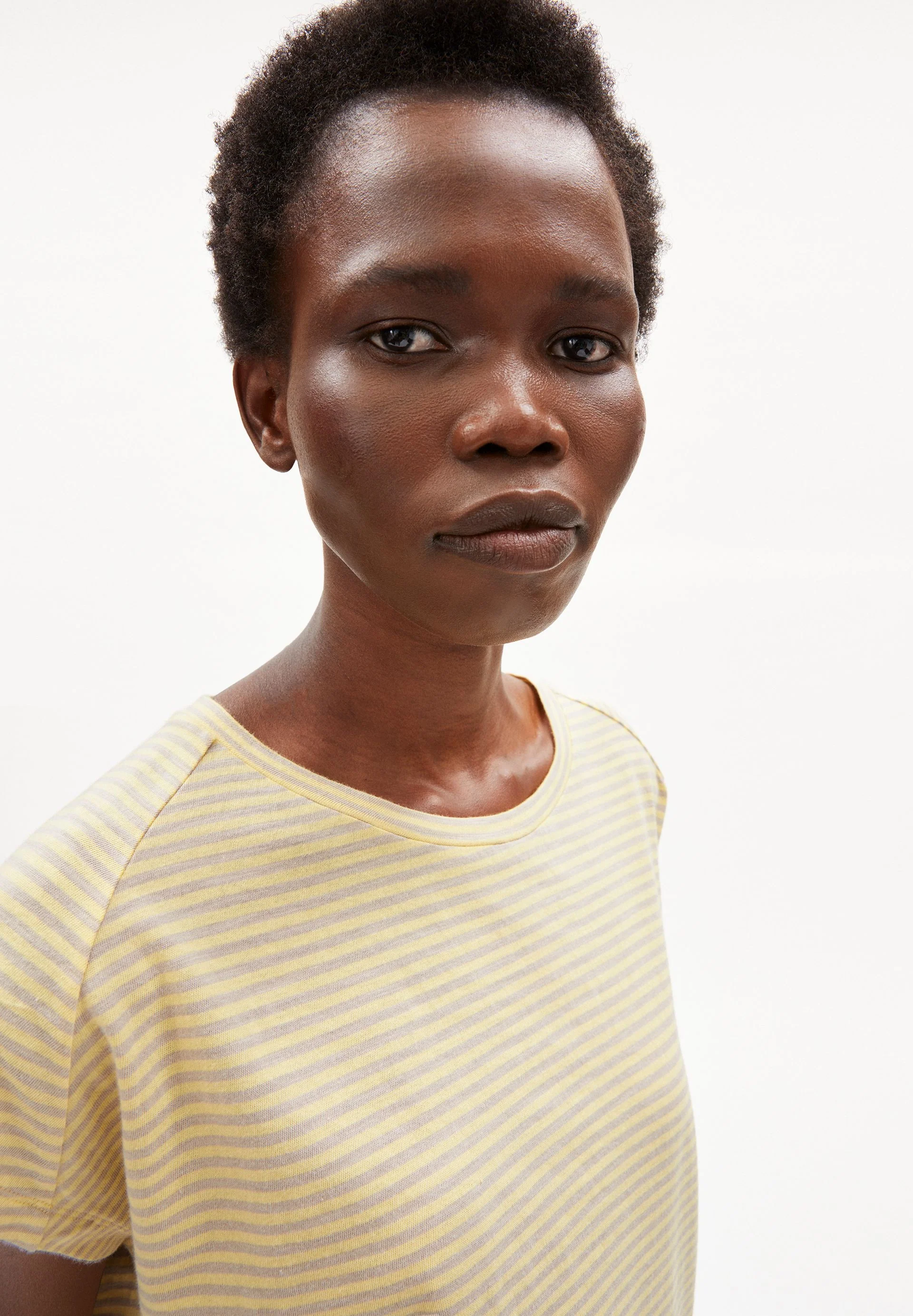 ONELIAA LOVELY STRIPES T-SHIRT | straw-light desert - Image 3