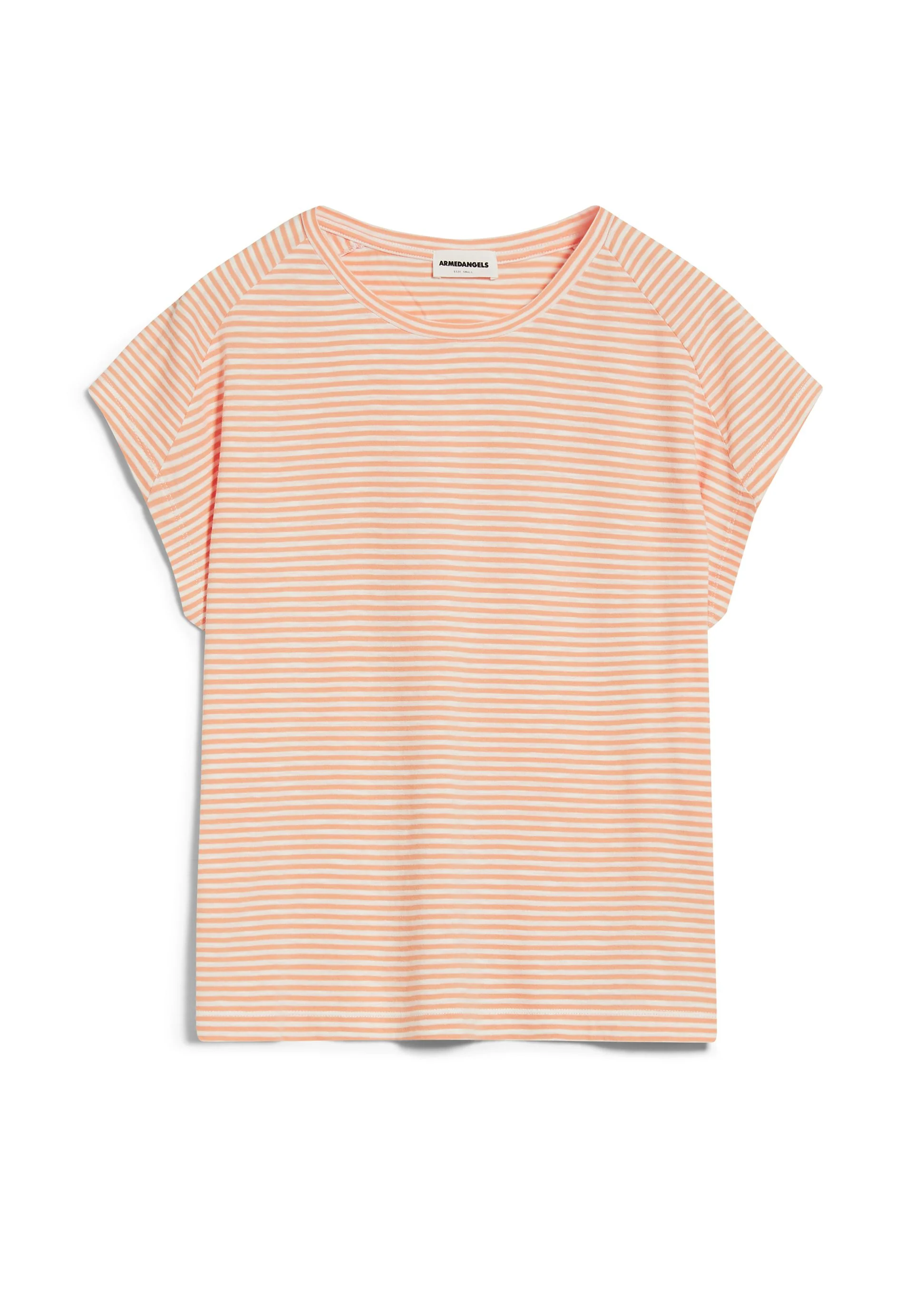 ONELIAA LOVELY STRIPES T-SHIRT | warm peach-oatmilk - Image 6