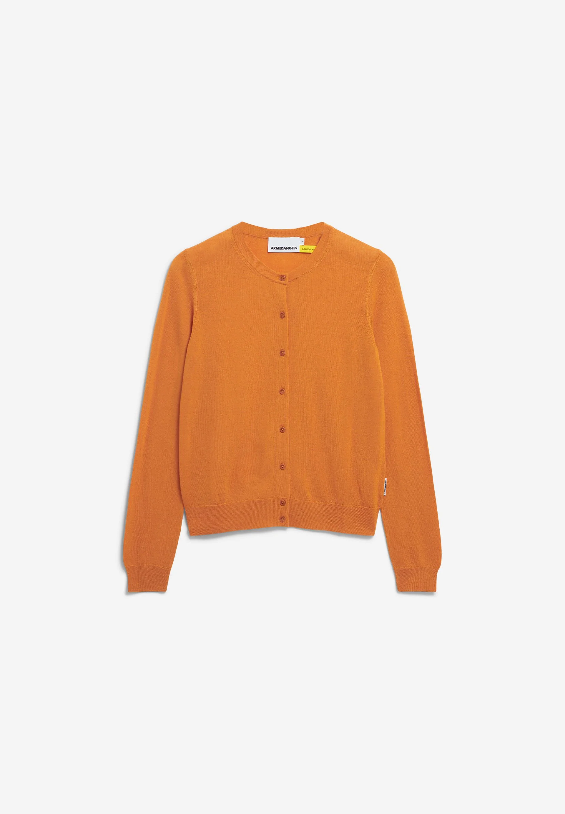 OPHALIAA MERINO STRICKJACKE | amberglow - Image 6