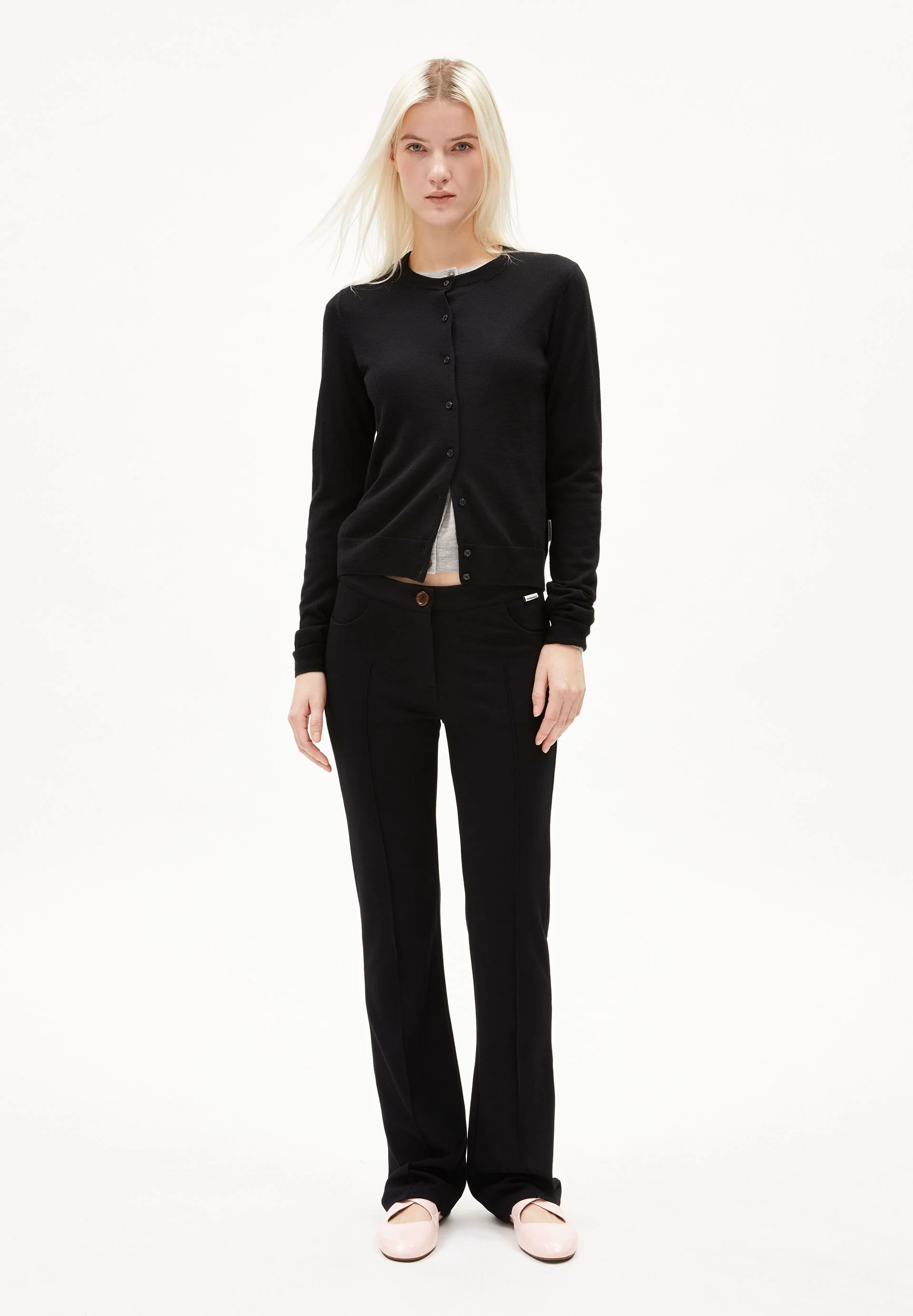 OPHALIAA MERINO STRICKJACKE | black - Image 5