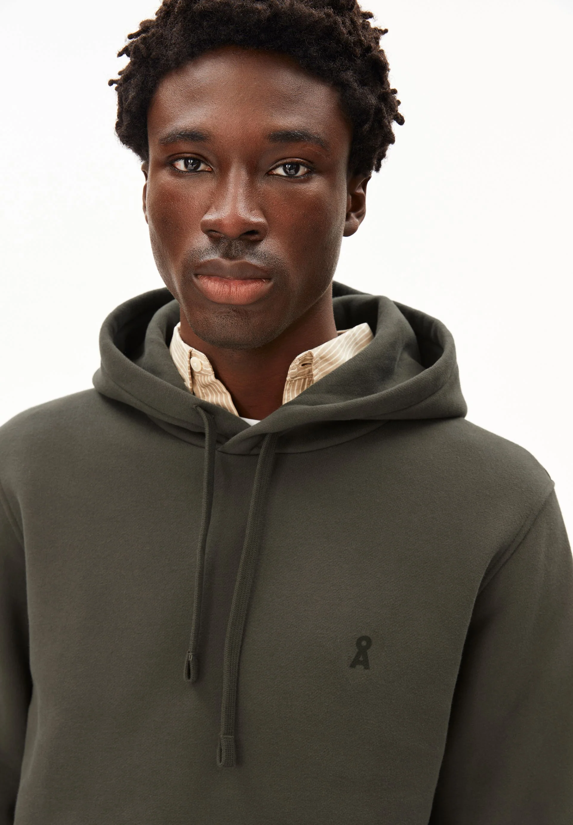 PAARLO FLEECE SWEATHOODIE | forest pine - Image 3