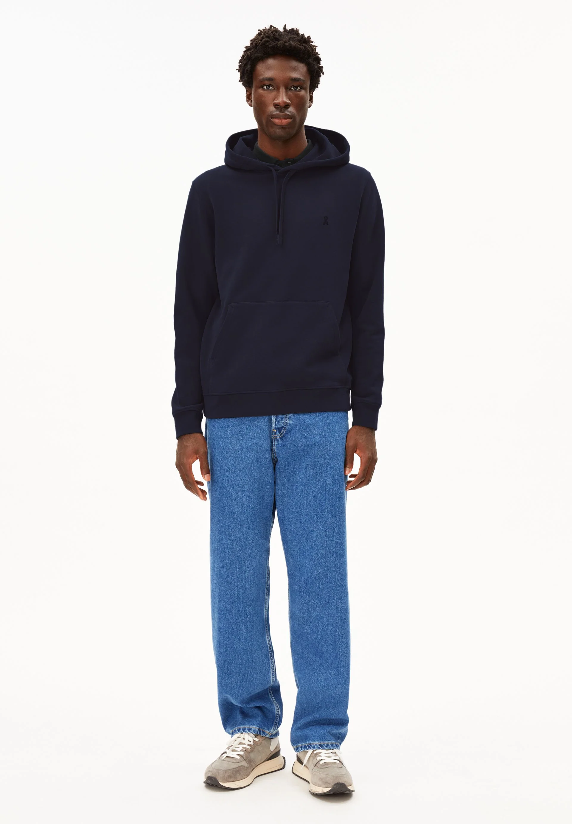 PAARLO FLEECE SWEATHOODIE | night sky - Image 5