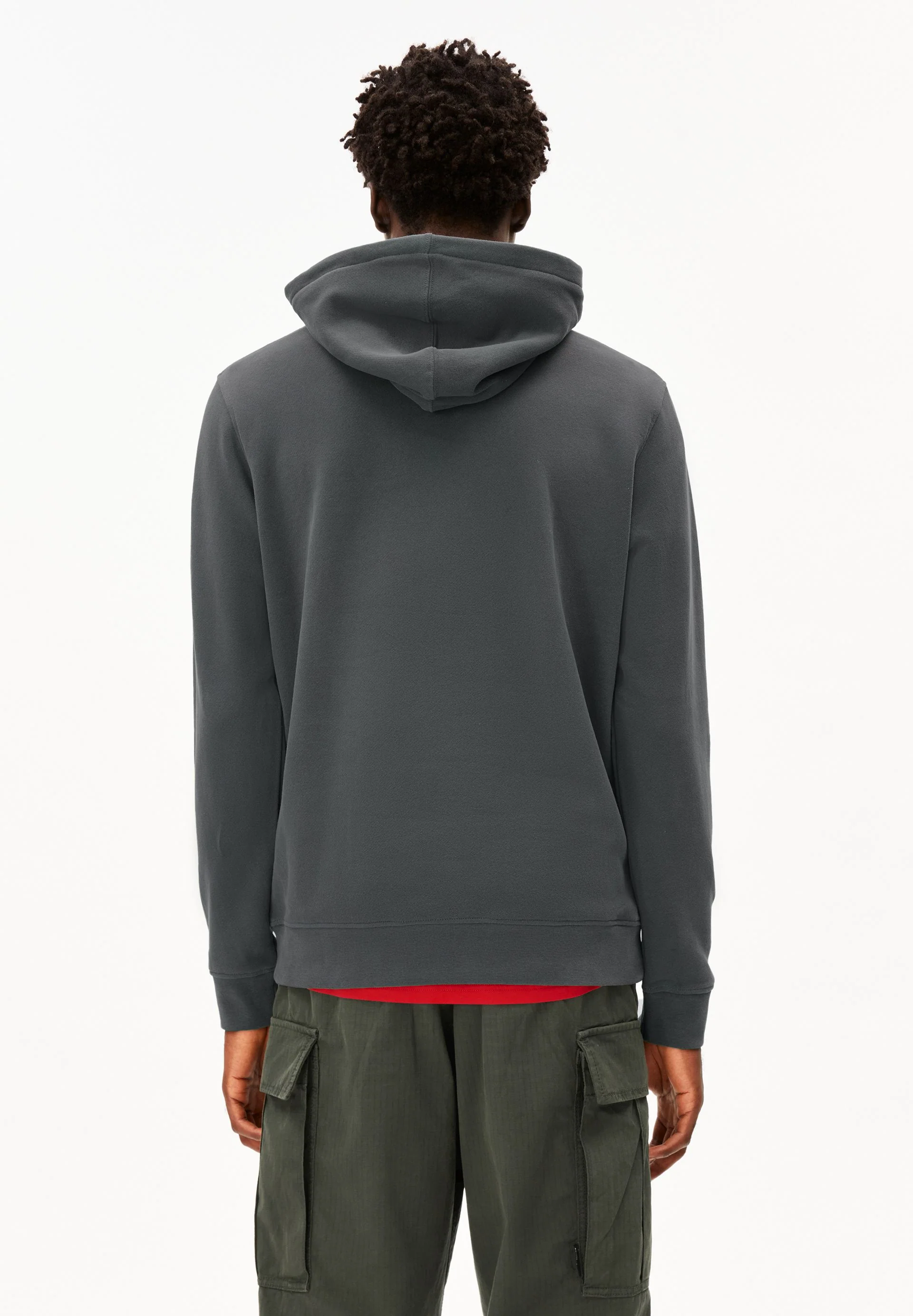 PAARLO FLEECE SWEATHOODIE | space steel - Image 2