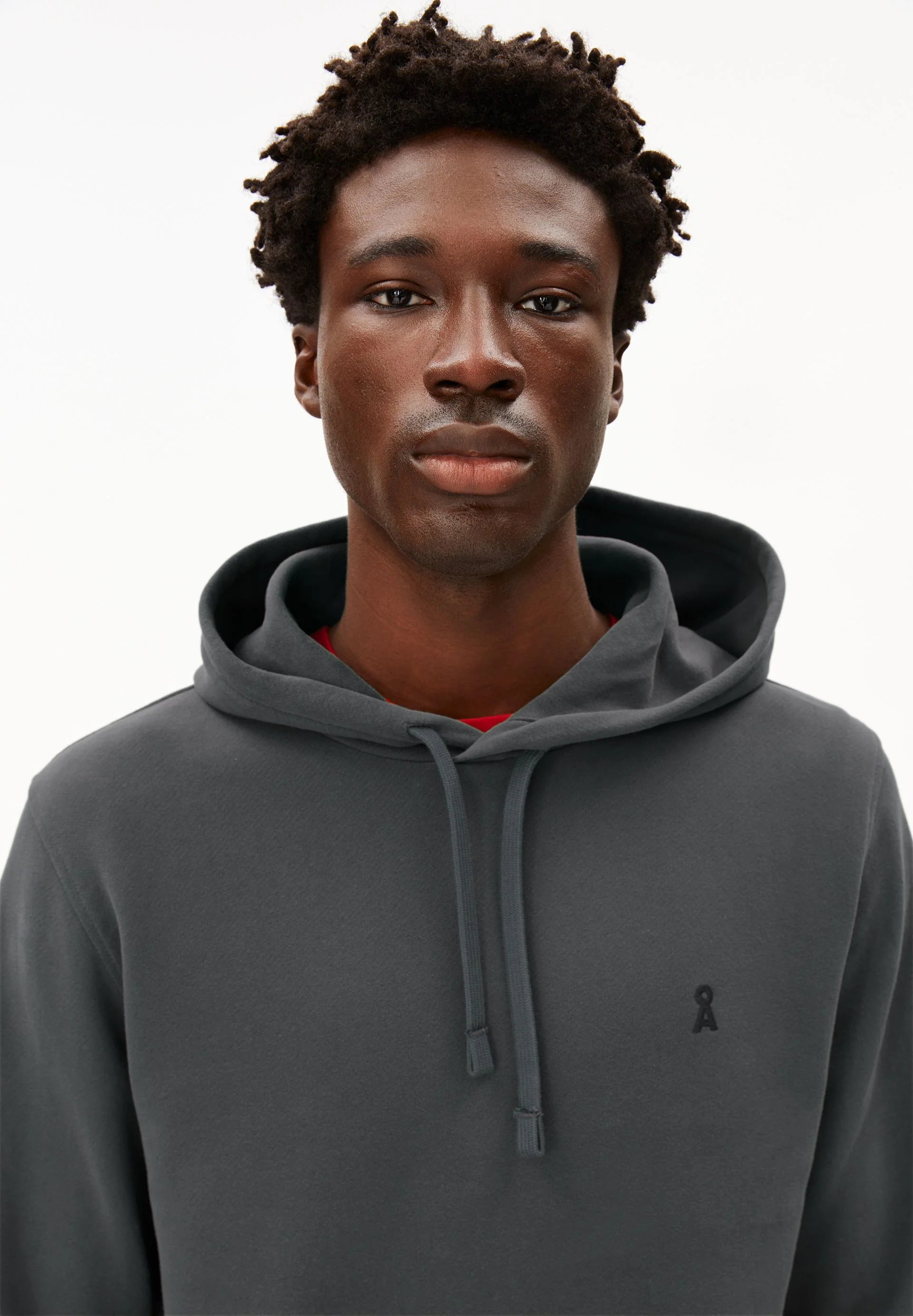 PAARLO FLEECE SWEATHOODIE | space steel - Image 3