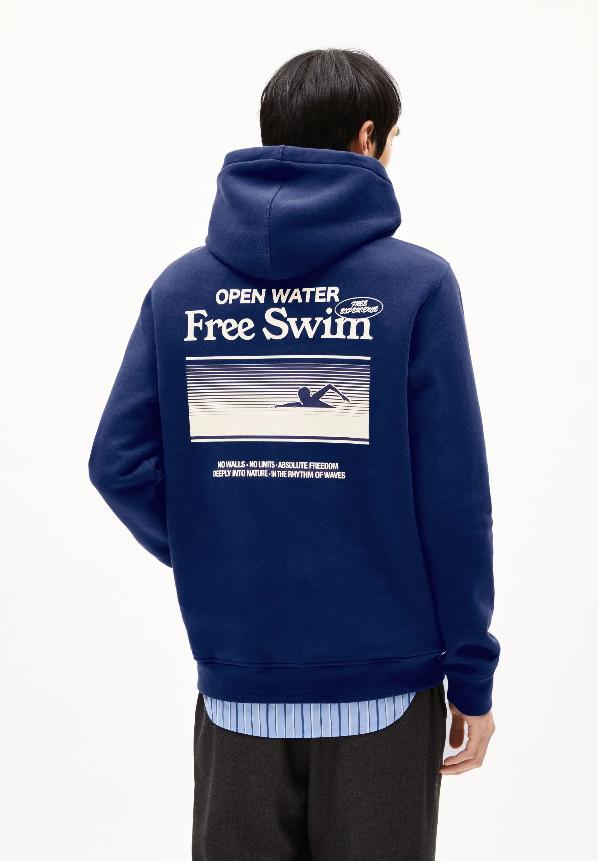 PAARLO FREE SWIM SWEATHOODIE | blue noon - Image 2