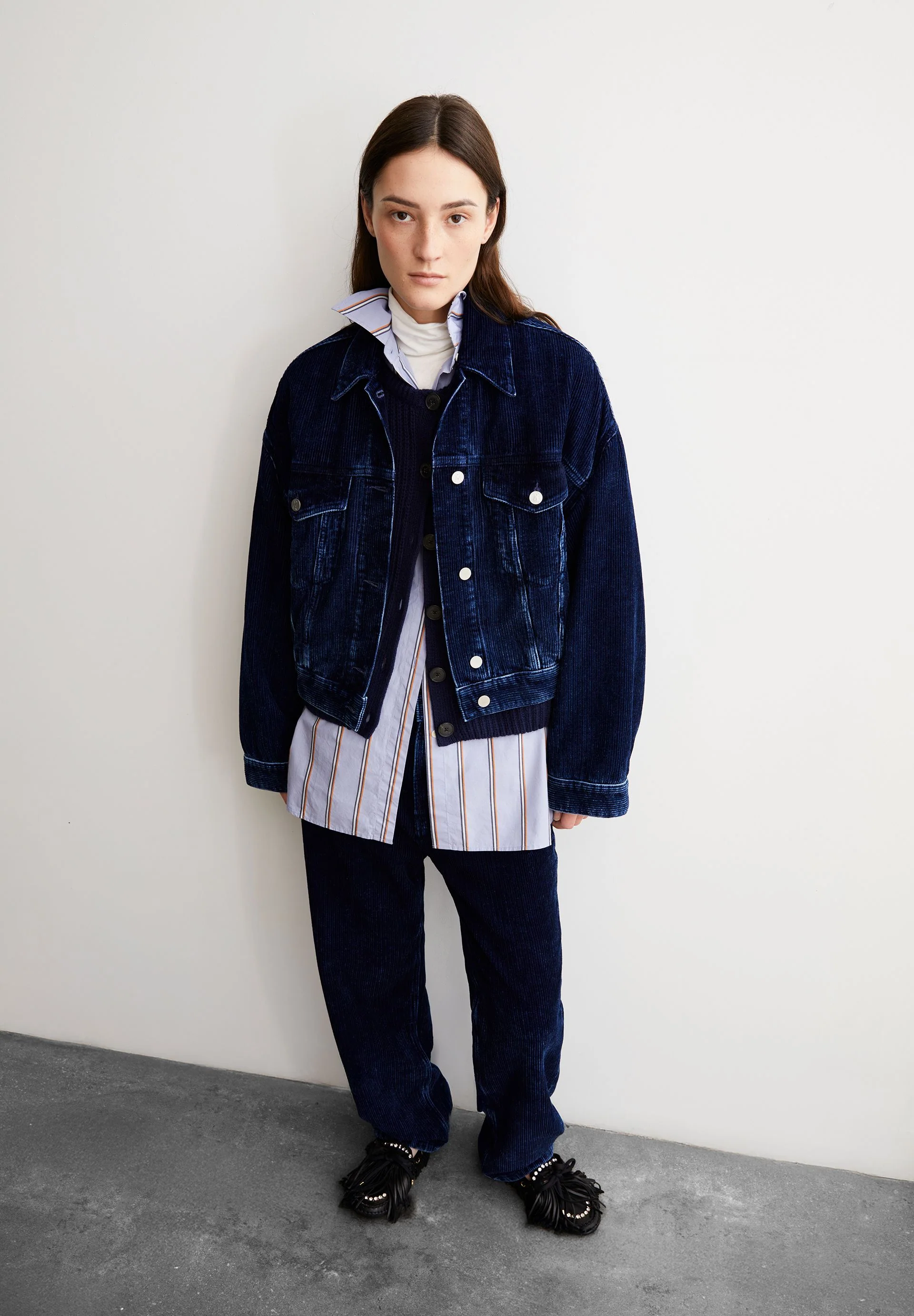 PAASITHE INDIGO CORD JACKE | indigofera - Image 4