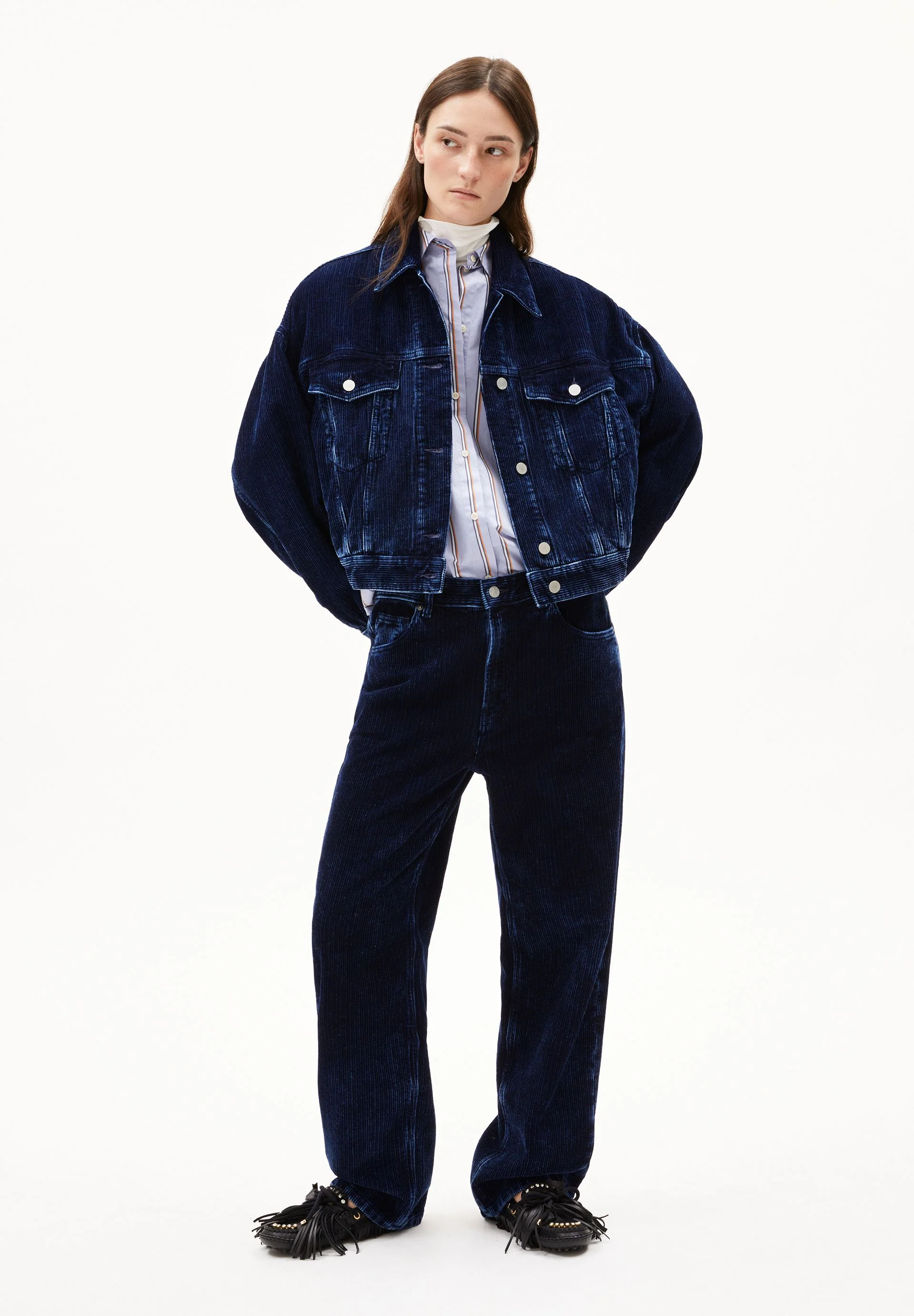 PAASITHE INDIGO CORD JACKE | indigofera - Image 5