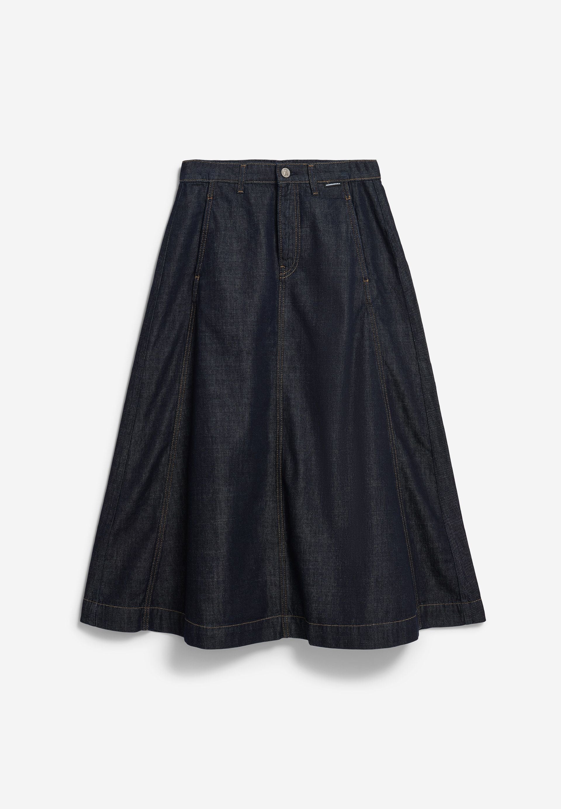 PANELLED JEANS-MIDI-ROCK | rinse - Image 6