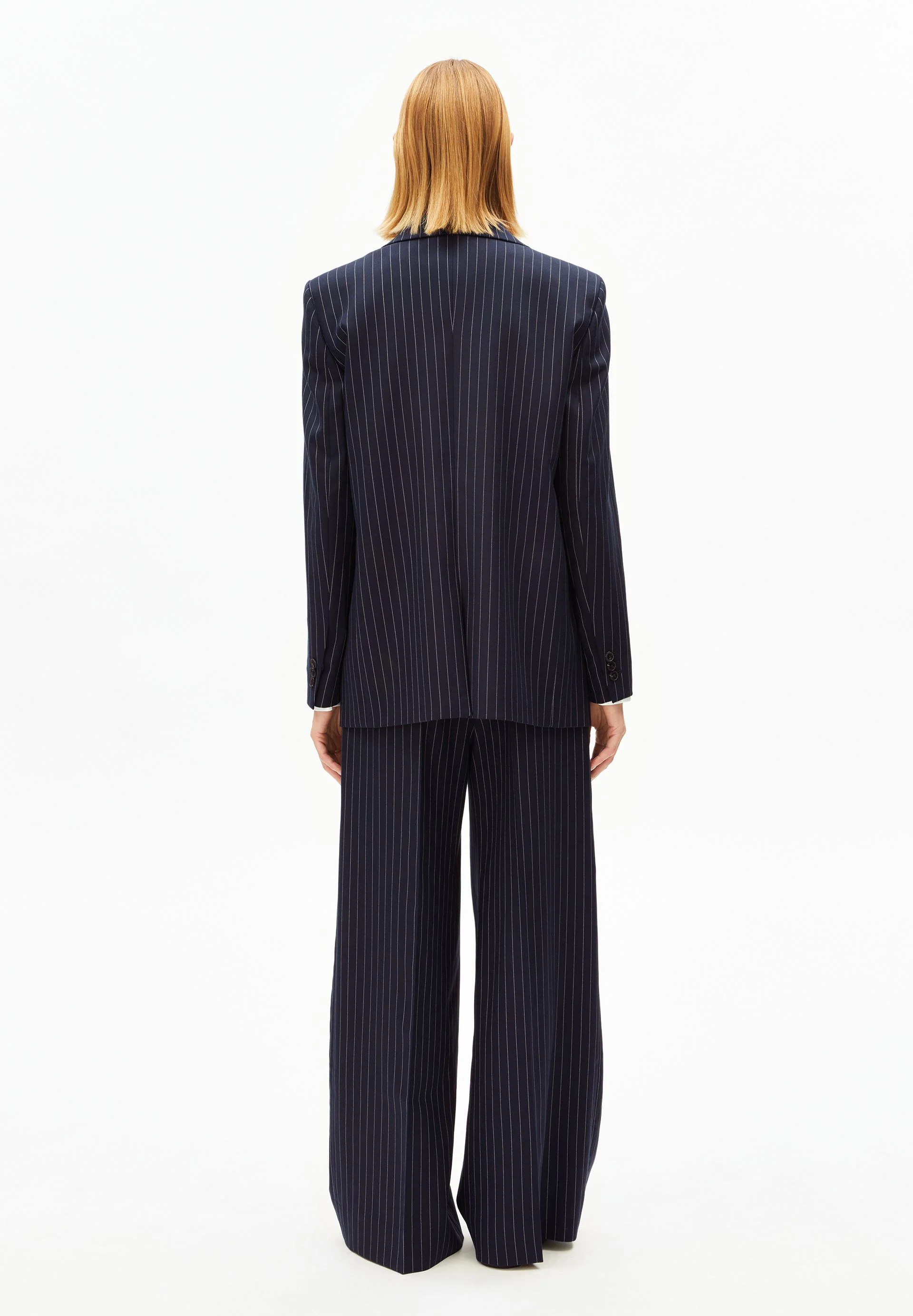 MIKULAA NADELSTREIFENBLAZER | night sky-white - Image 2