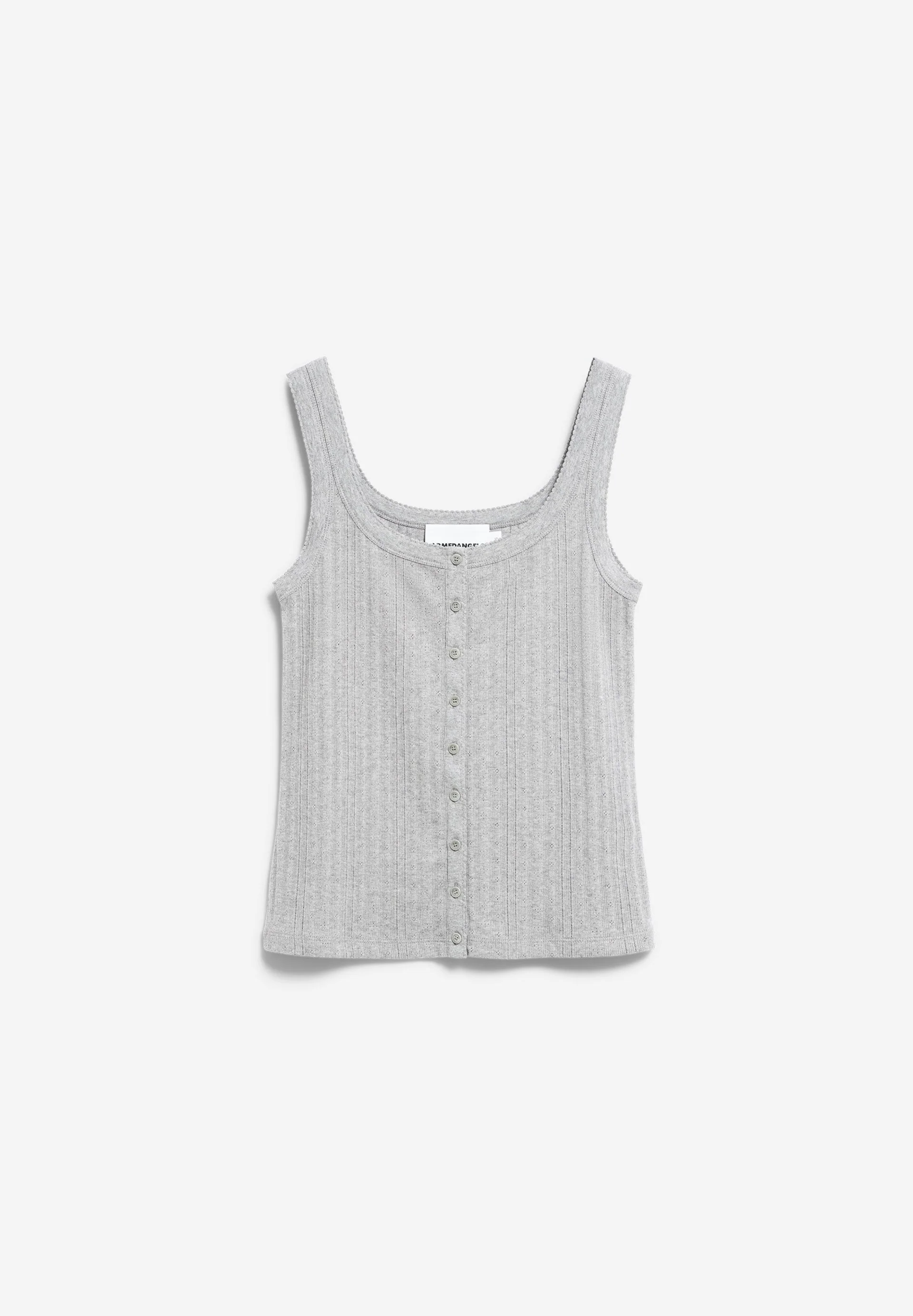 POINTELLE TOP | silver melange - Image 6