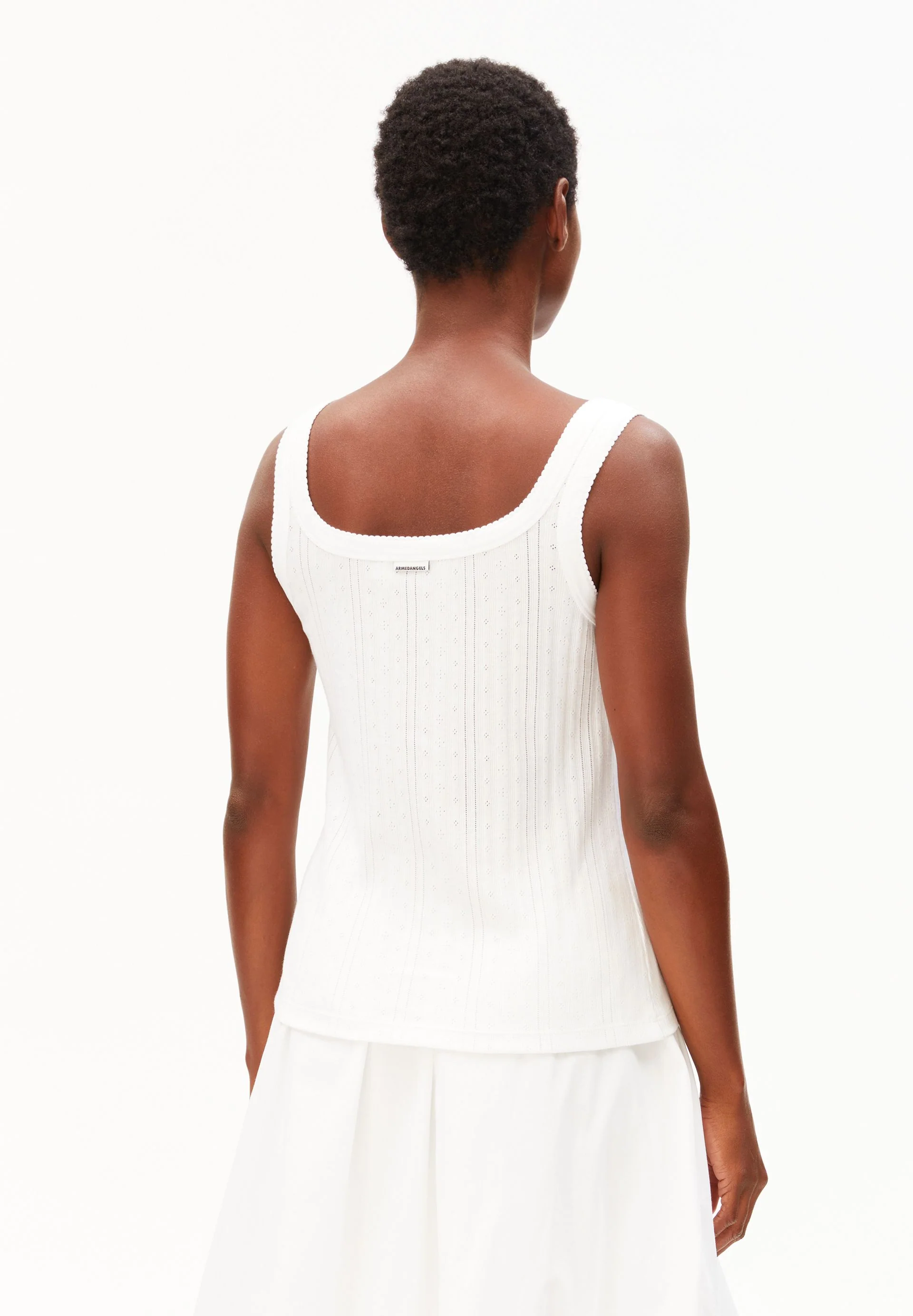 POINTELLE TOP | white - Image 2