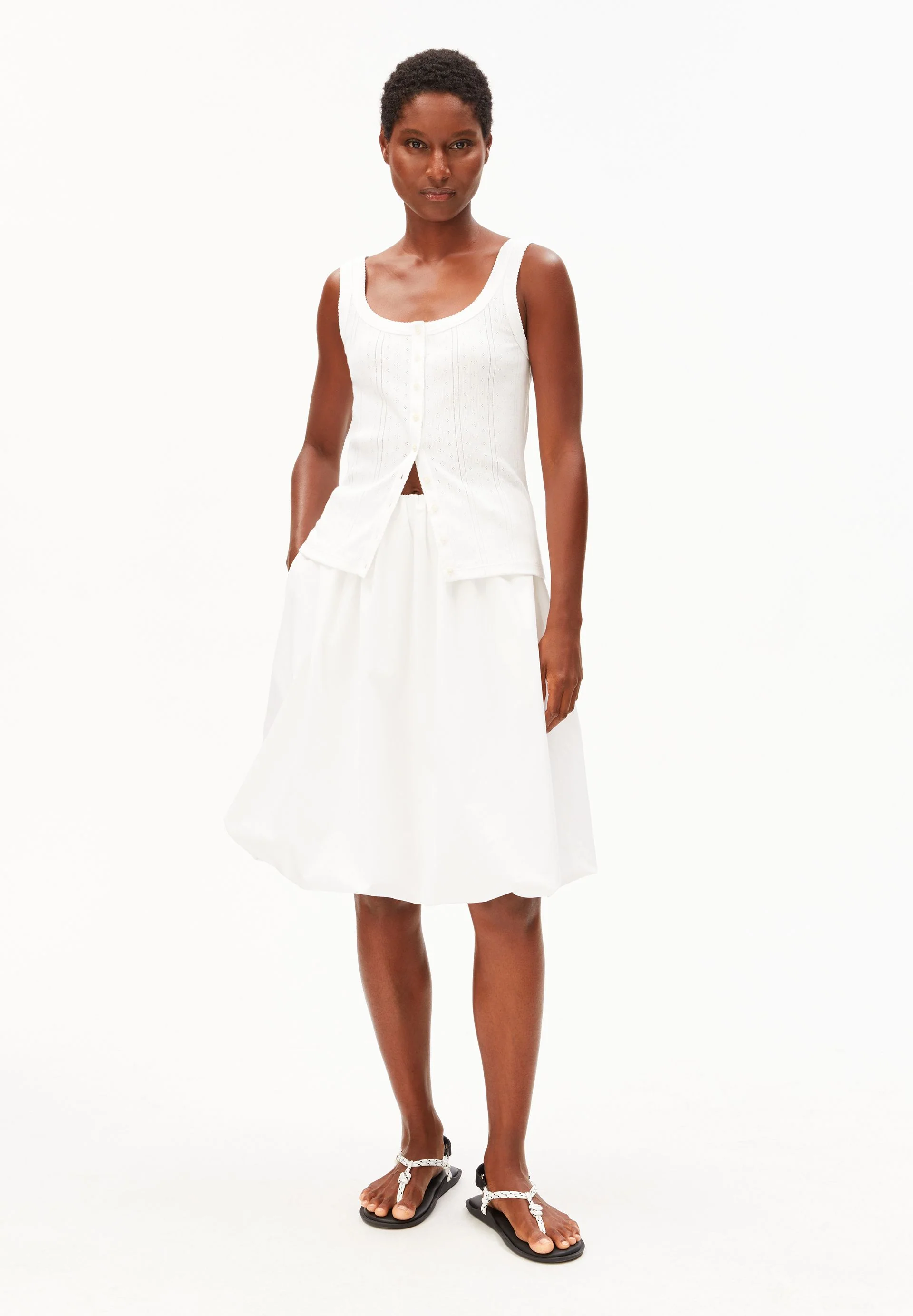 POINTELLE TOP | white - Image 5