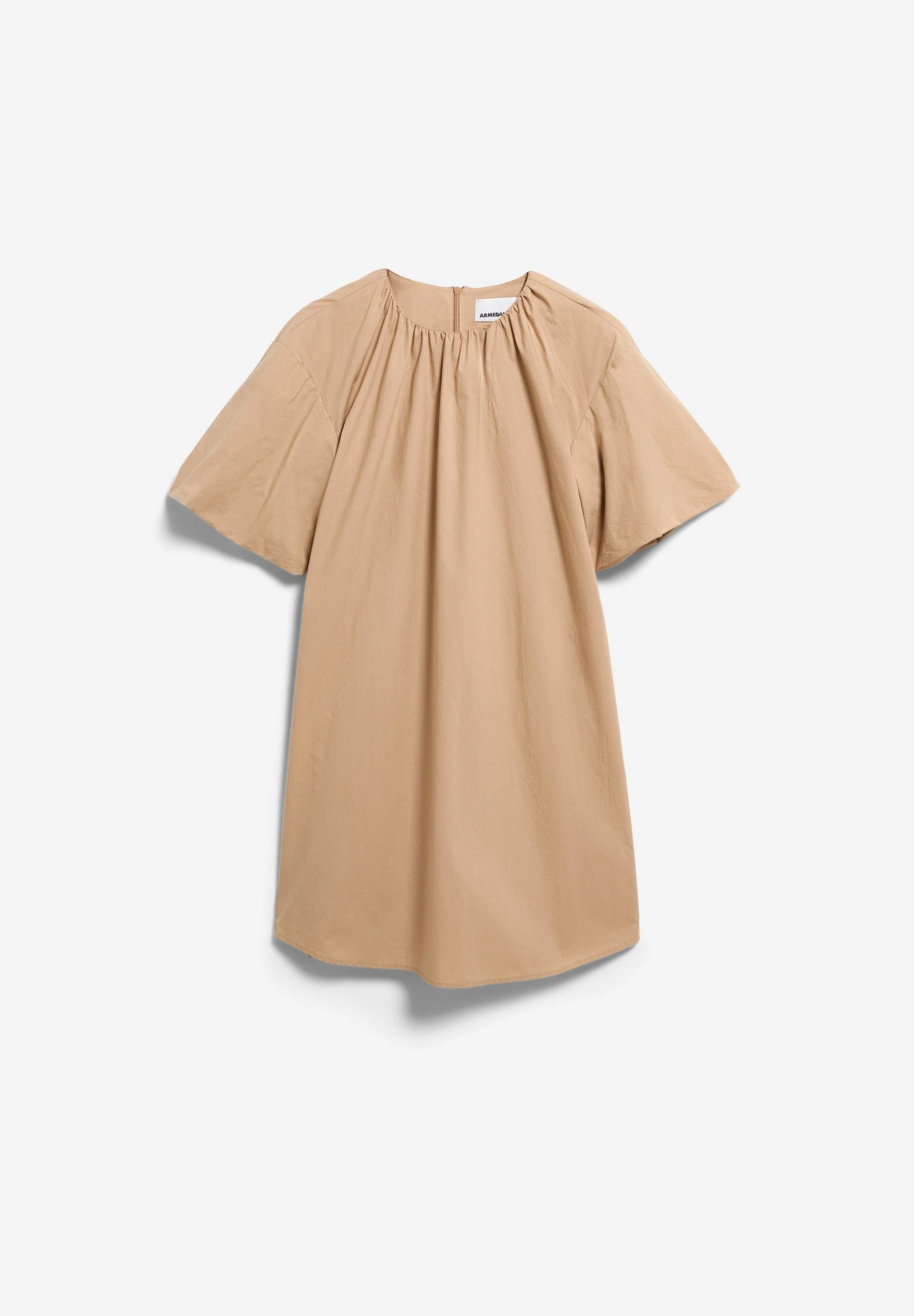 POPLIN BALLON-MINI-KLEID | true camel - Image 6