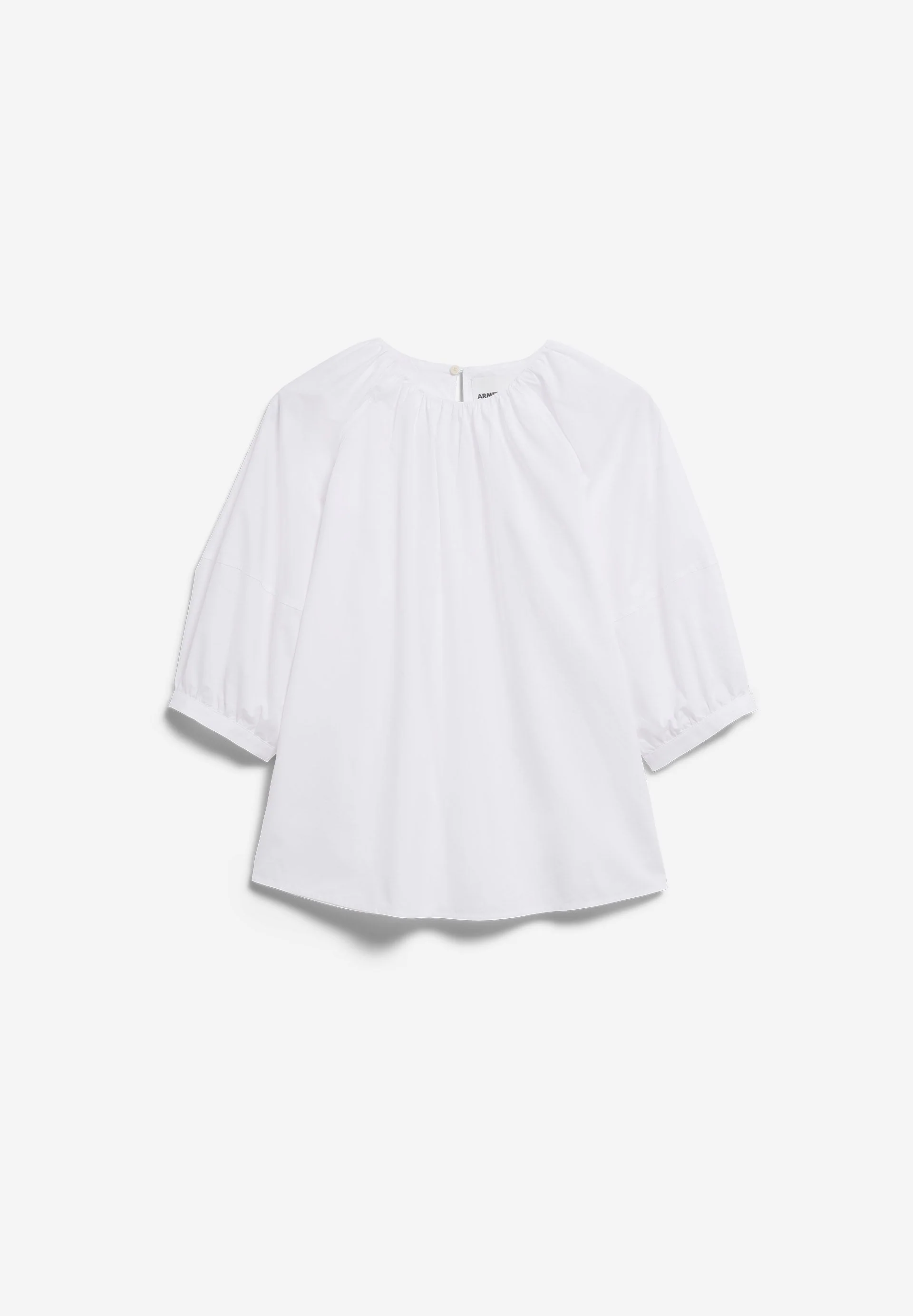 POPLIN BALLONÄRMEL-BLUSE | white - Image 7