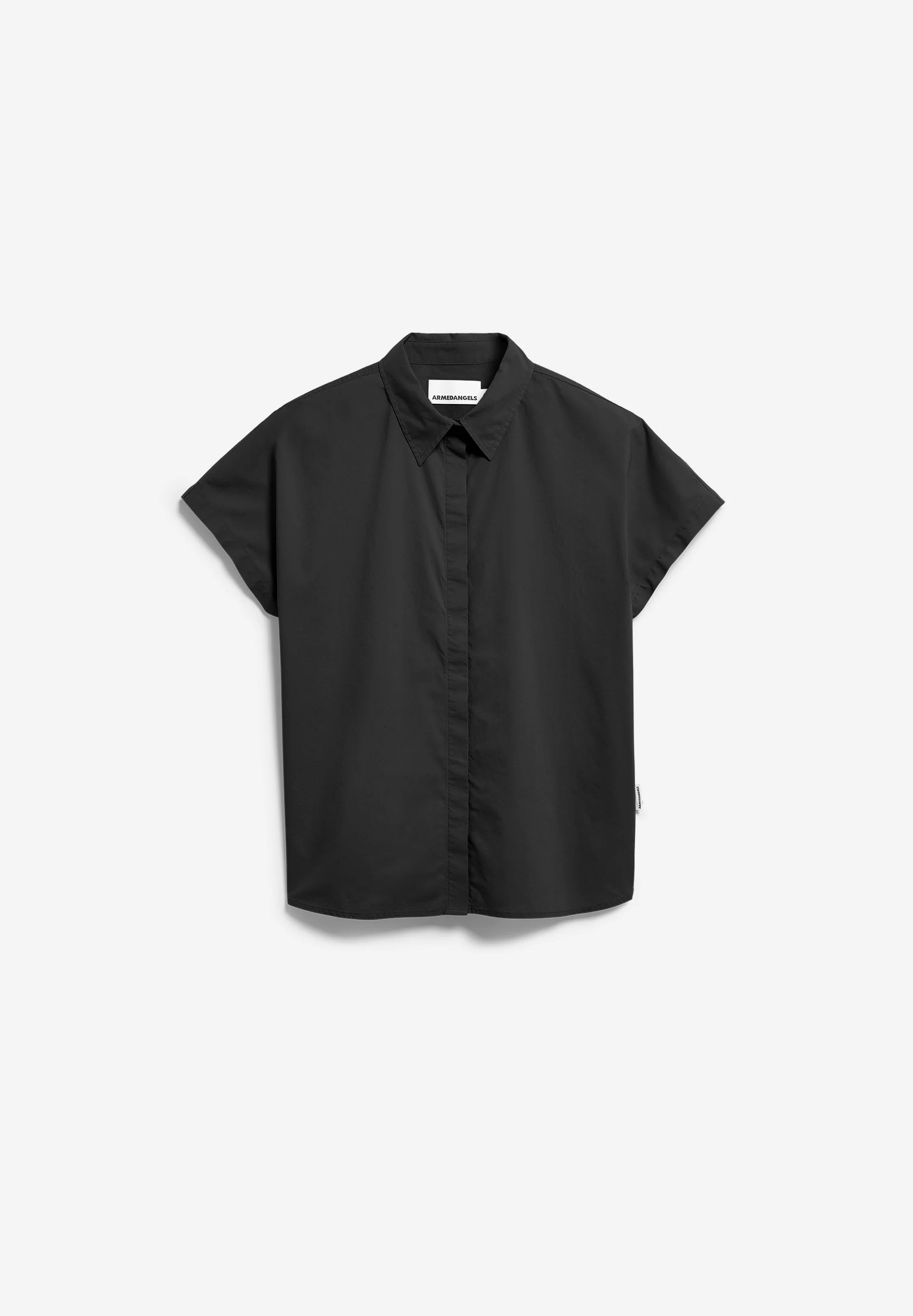 POPLIN LARISAANA BLUSE | black - Image 6