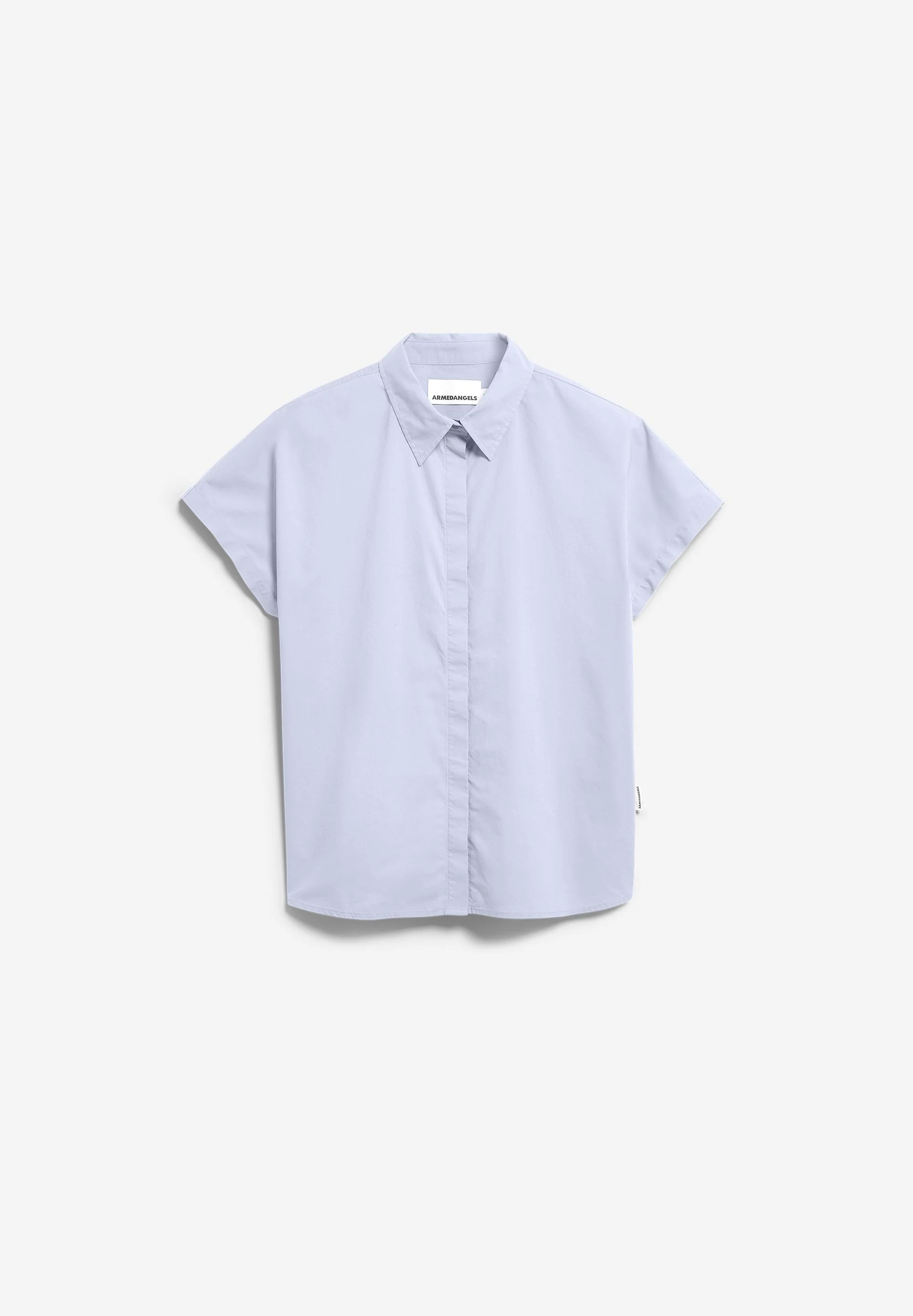 POPLIN LARISAANA BLUSE | morning sky - Image 6