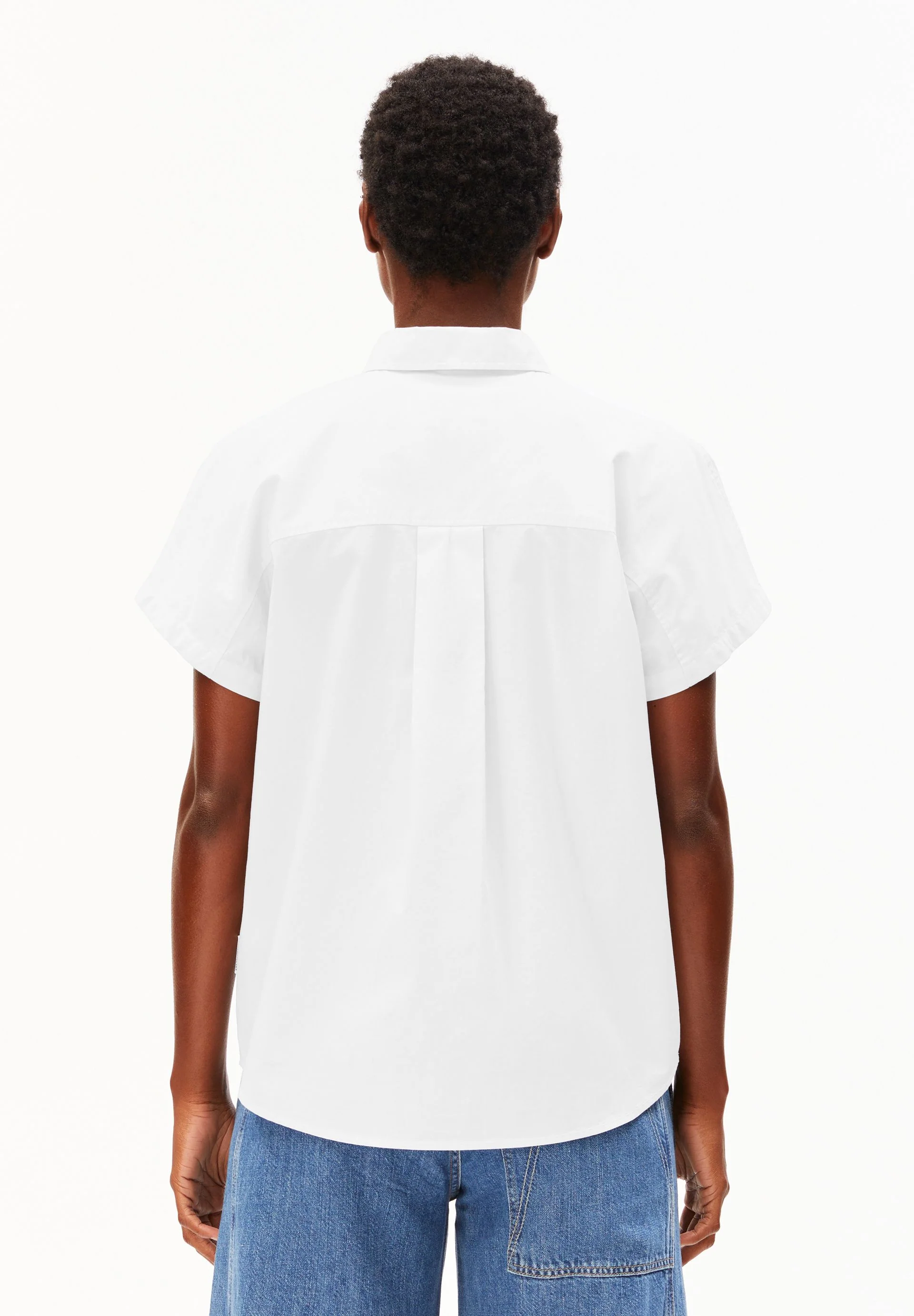 POPLIN LARISAANA BLUSE | white - Image 2