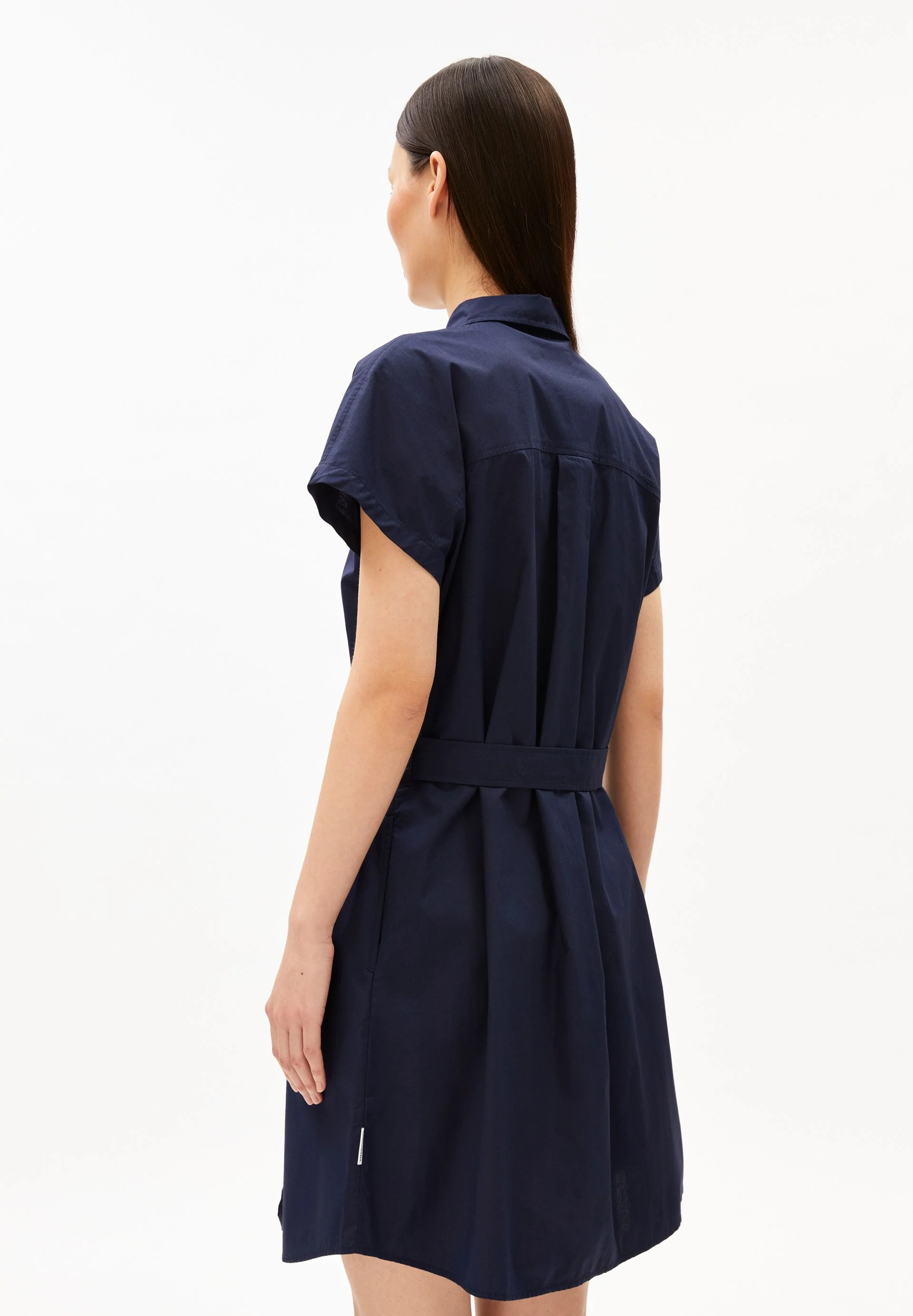 POPLIN LARISAANA MINI-KLEID | tinted navy - Image 2